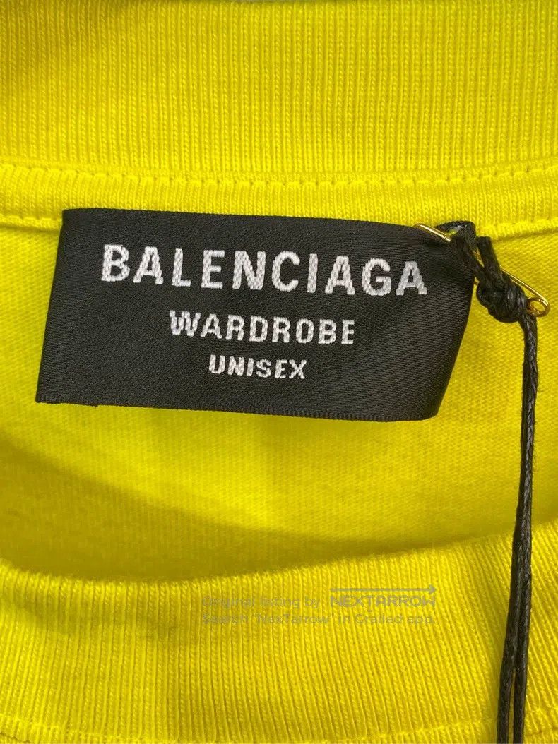 Balenciaga Balenciaga Short-sleeve T-shirt with letter print logo, ye Size US S / EU 44-46 / 1 - 5 Thumbnail