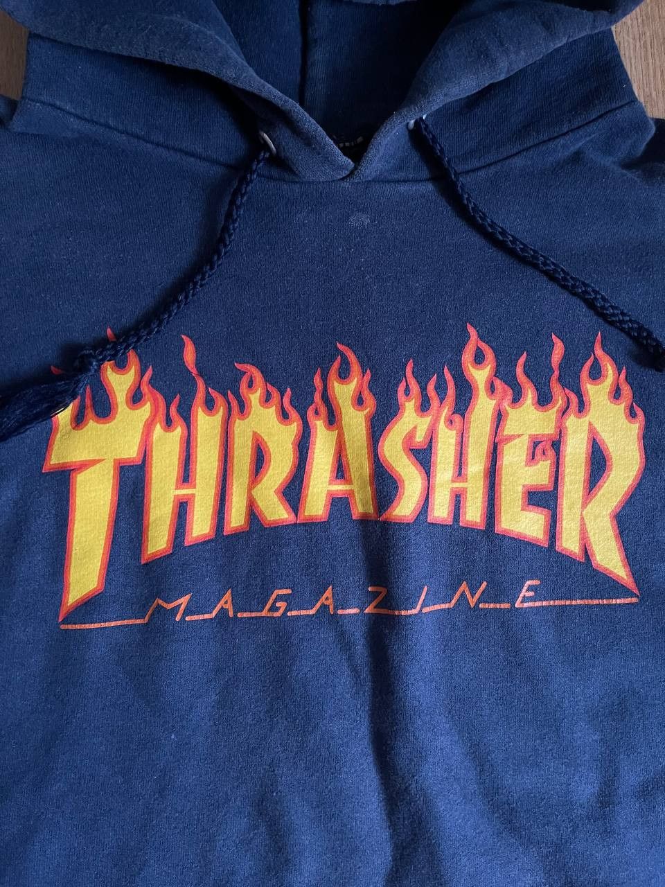 Thrasher × Vintage Vintage Thrasher Magazine Flame Graphic Hoodie Sz S Size US S / EU 44-46 / 1 - 4 Thumbnail
