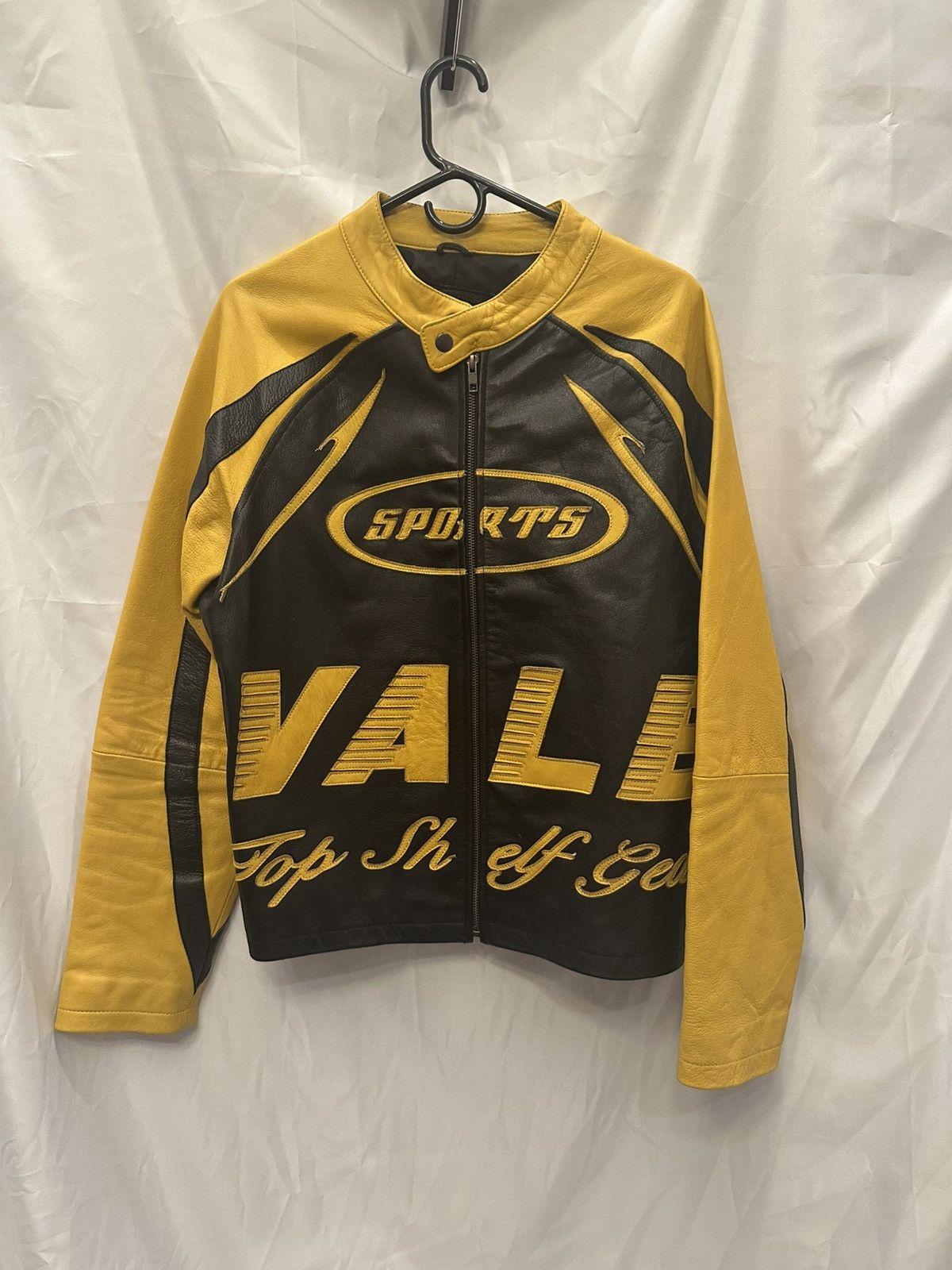 Vale Moto Leather Embroidered Jacket
