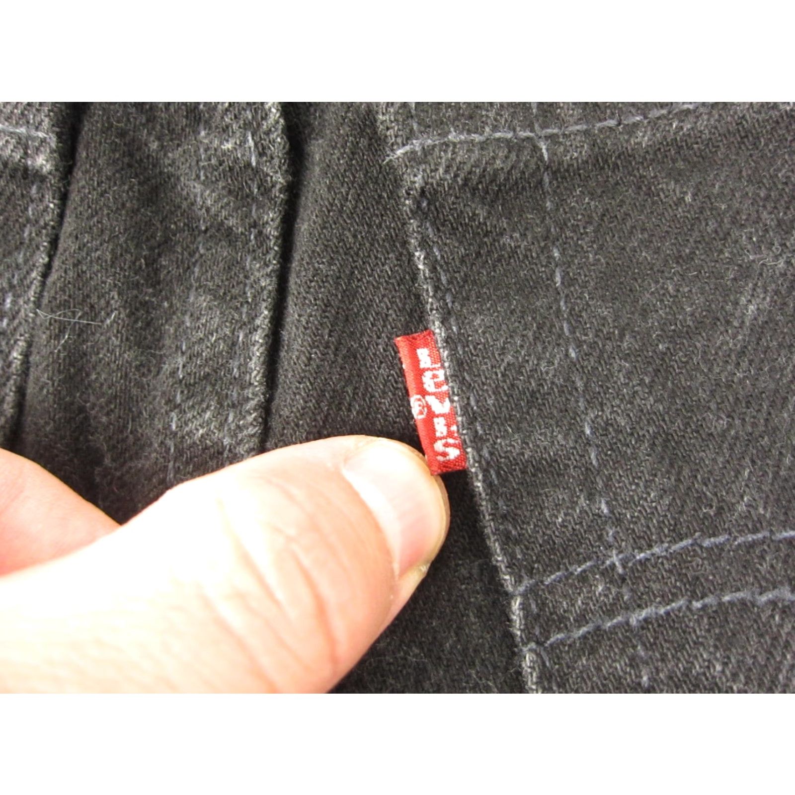 Levi's VINTAGE Levi's 512 Jeans Womens 5 Med Black Slim Fit Tapered Made in USA 90s Jeans Womens Slim Black 90s Levi's 512 Size 27" / US 4 / IT 40 - 4 Thumbnail