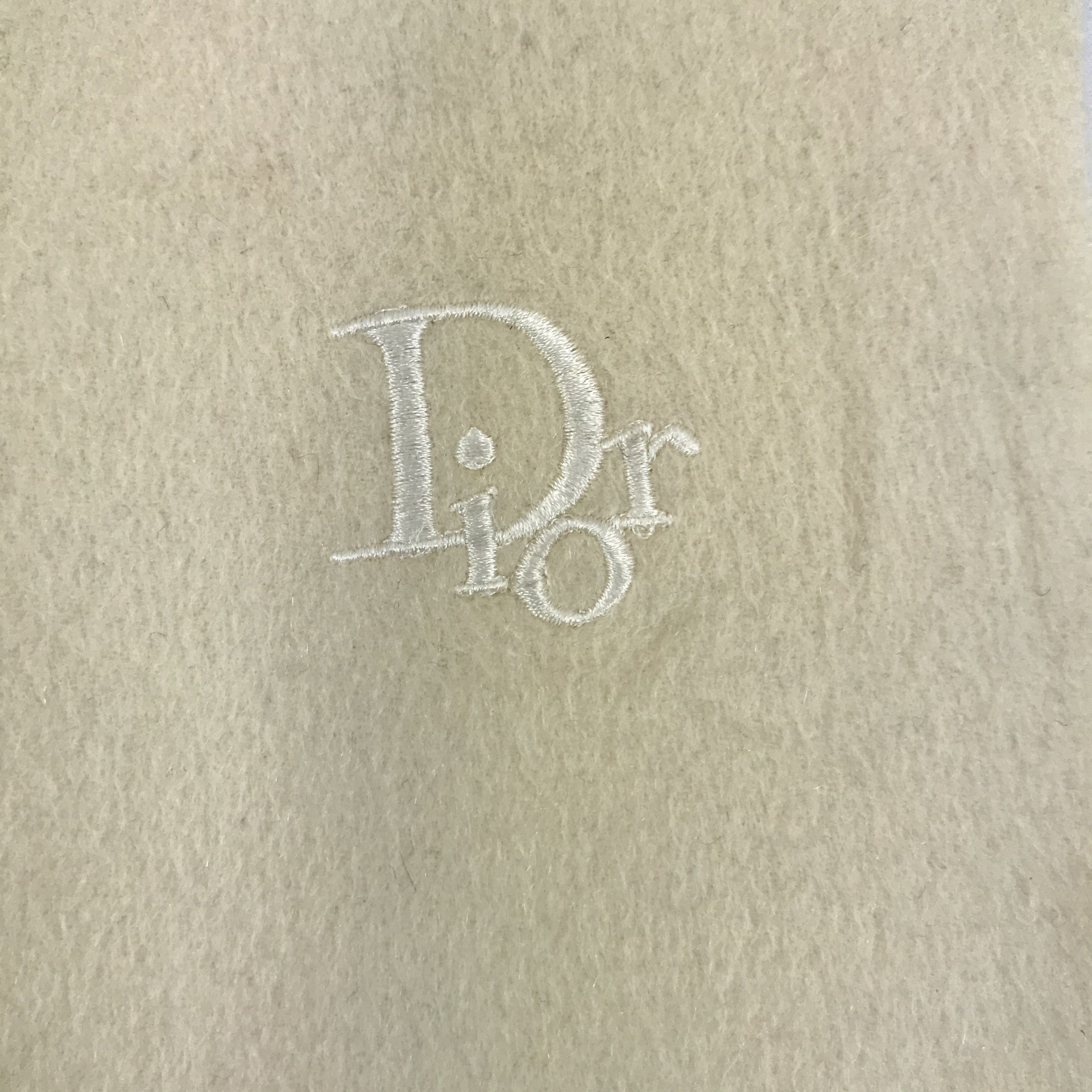 Japanese Brand Dior Scarf Muffler Wool Cashmere Size ONE SIZE - 4 Thumbnail