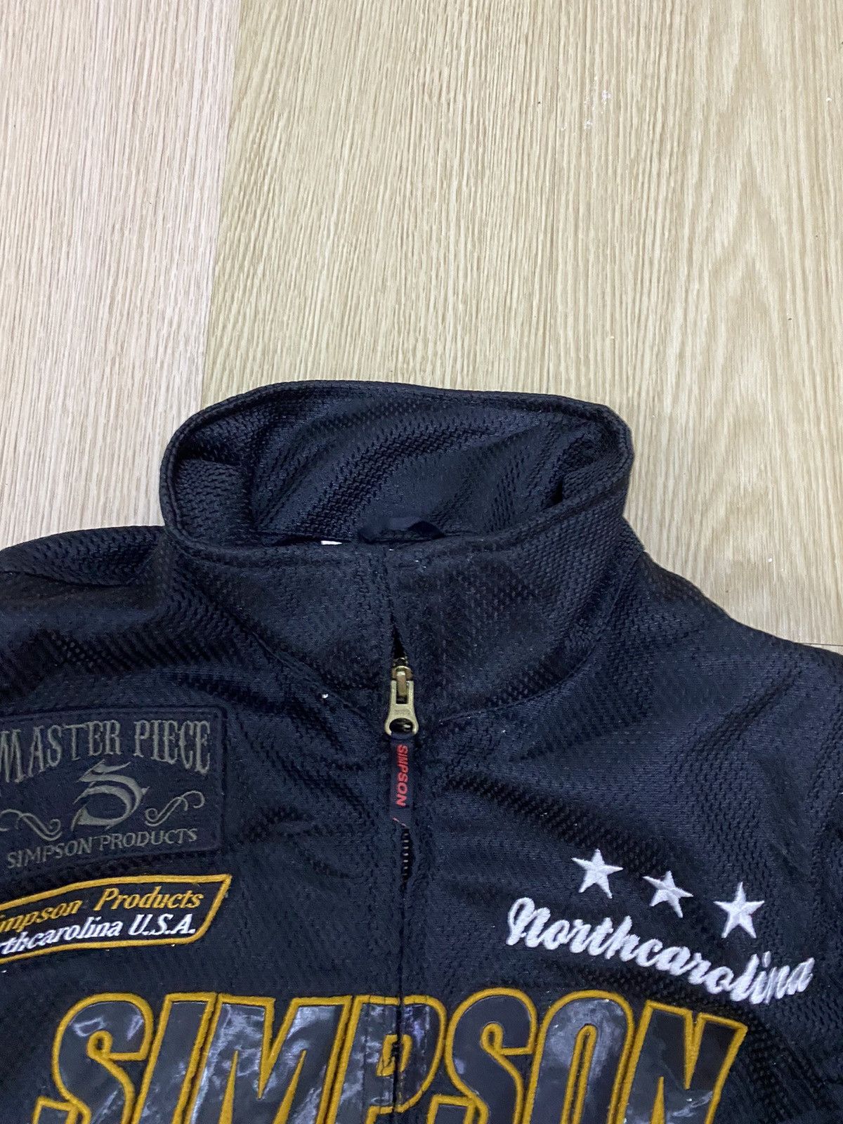 Vintage Simpson racing paded biker jacket Size US M / EU 48-50 / 2 - 6 Thumbnail