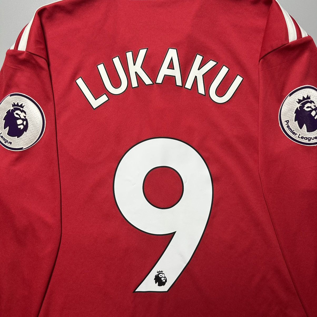 Adidas MAN UNITED ADIDAS 2017/2018 FOOTBALL HOME JERSEY #9 LUKAKU Size US M / EU 48-50 / 2 - 10 Thumbnail