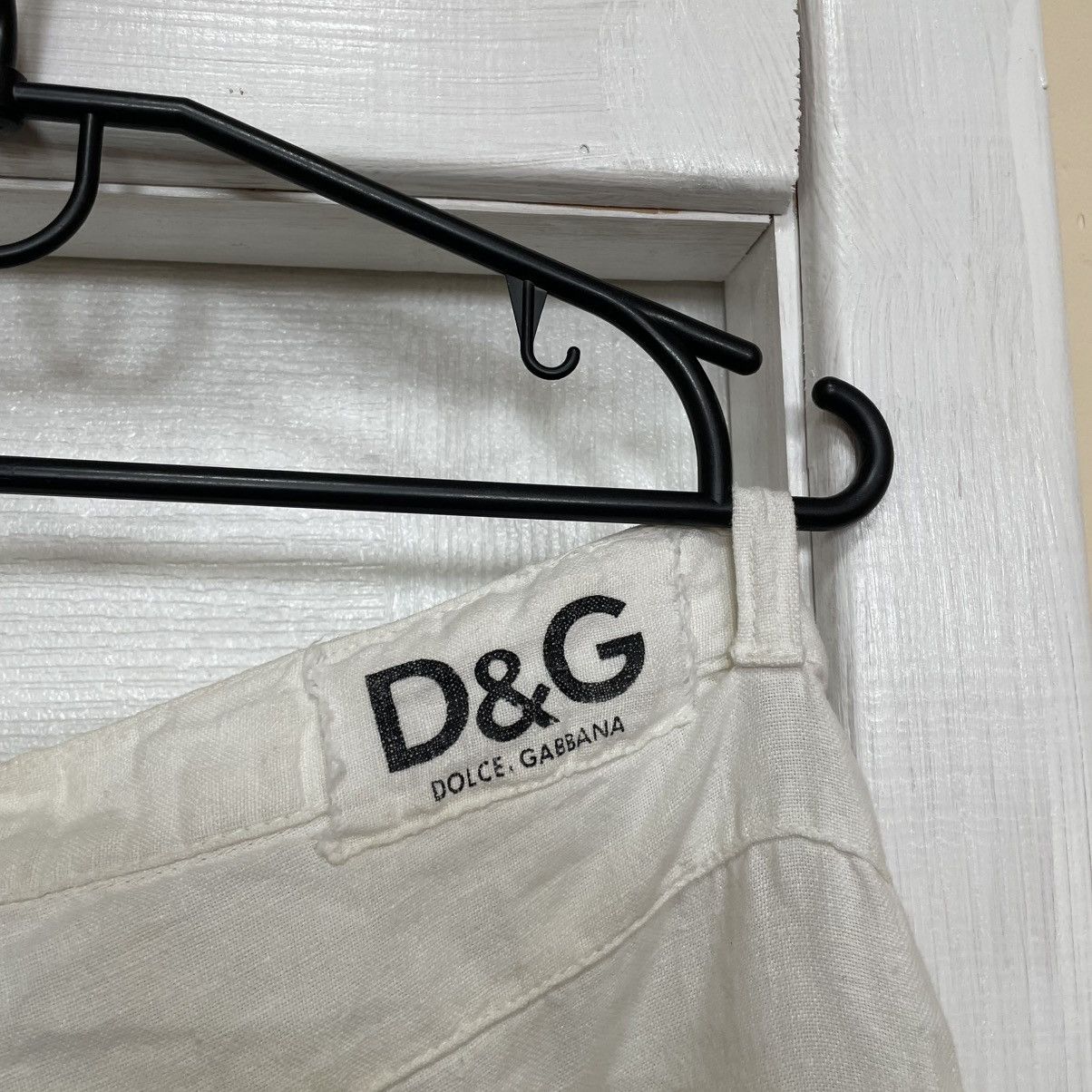 Dolce & Gabbana × Vintage Archive Dolce Gabbana 90s Linen Pants die joggers jeans Size US 34 / EU 50 - 2 Thumbnail