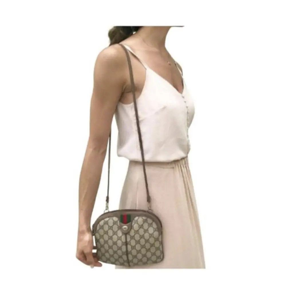 Gucci Auth Gucci GG Monogram Supreme Sherry Web Ophidia Size ONE SIZE - 12 Thumbnail