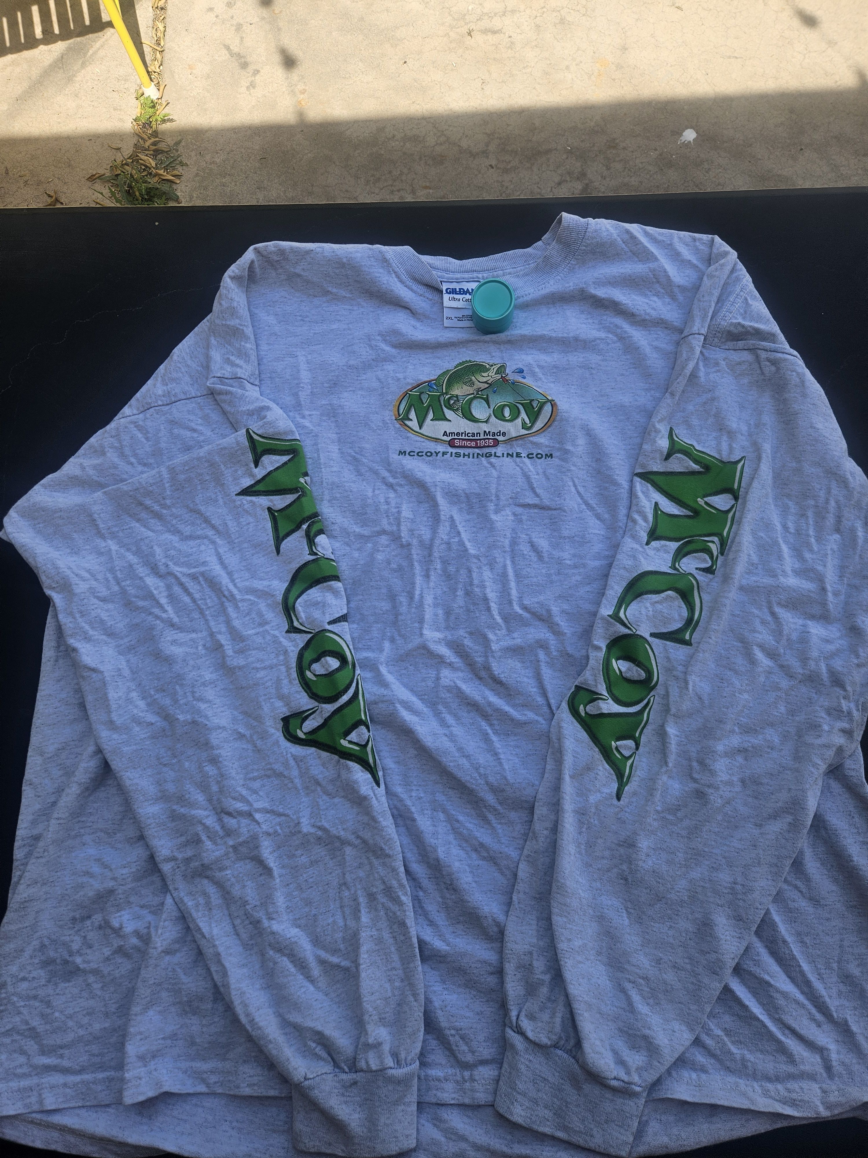 Gildan McCoy Fishing Line Y2K Long Sleeve Graphic Gildan Tee Size US XXL / EU 58 / 5 - 1 Thumbnail