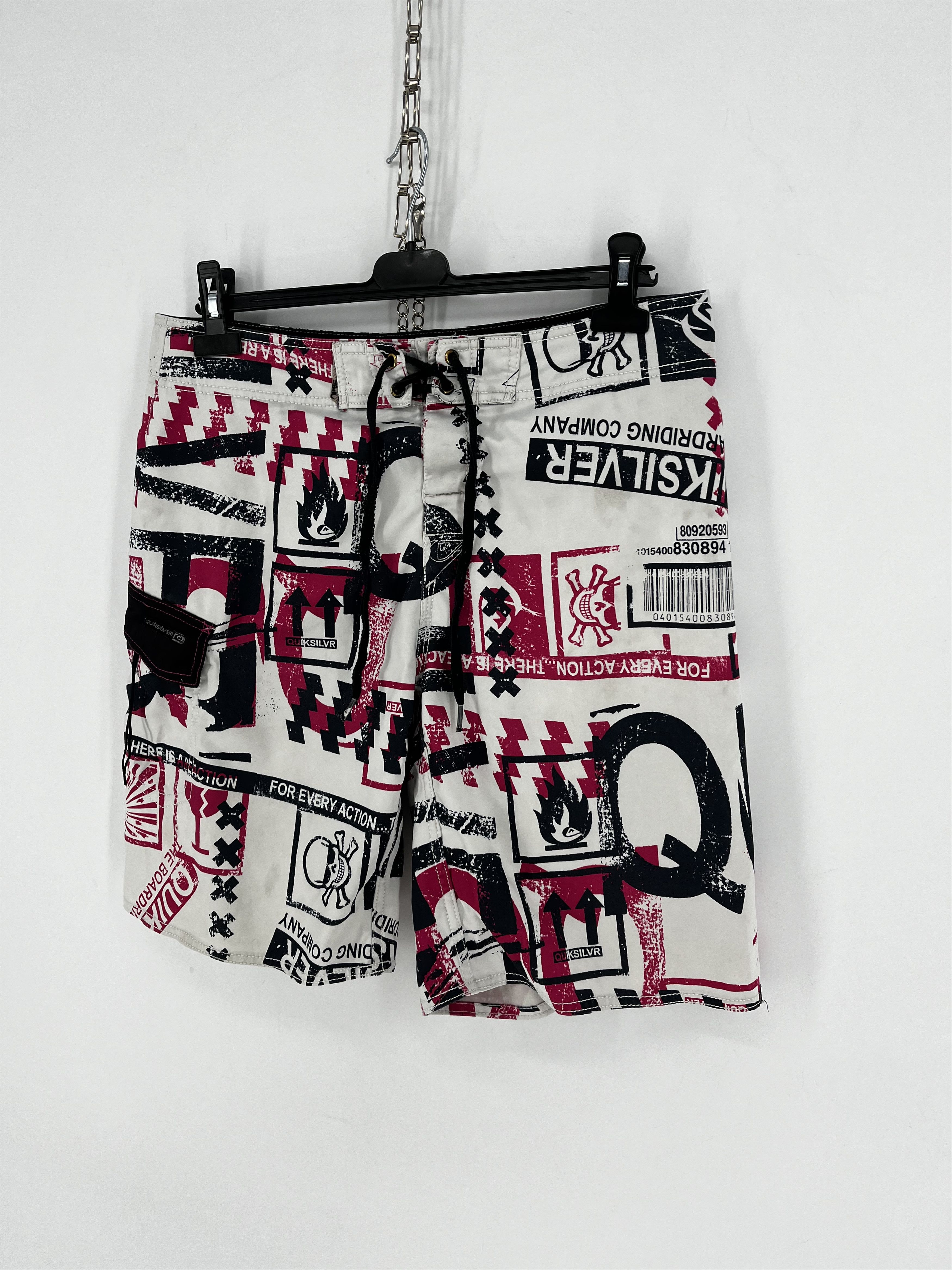 Quiksilver Vintage Quiksilver Shorts Big Logo Y2K Style 90s Surfing Size US 32 / EU 48 - 3 Thumbnail