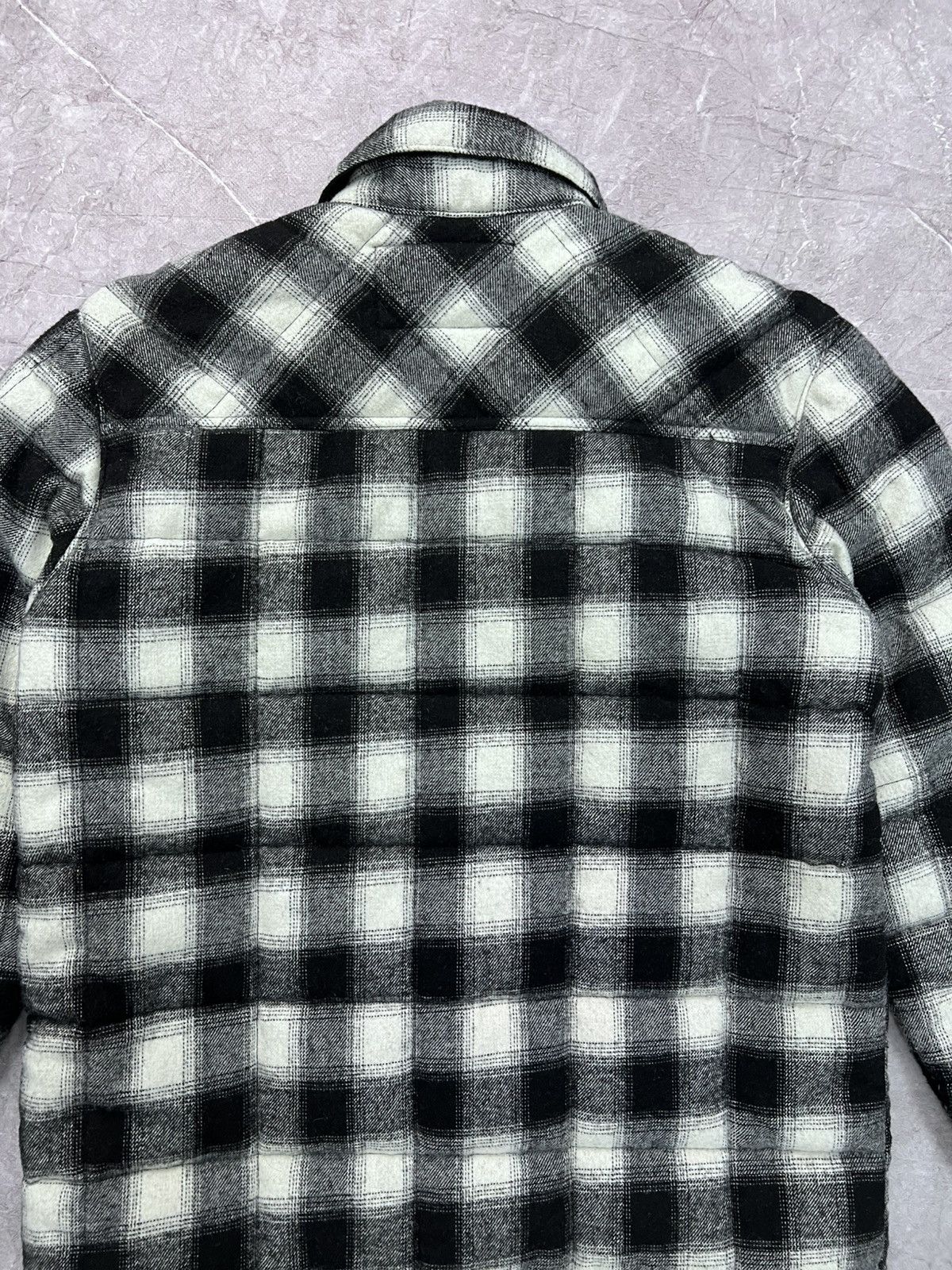 Schott × Vintage VINTAGE 90s WOOL FLANNEL SCHOTT DOWN SHIRT Y2K Size US M / EU 48-50 / 2 - 11 Thumbnail