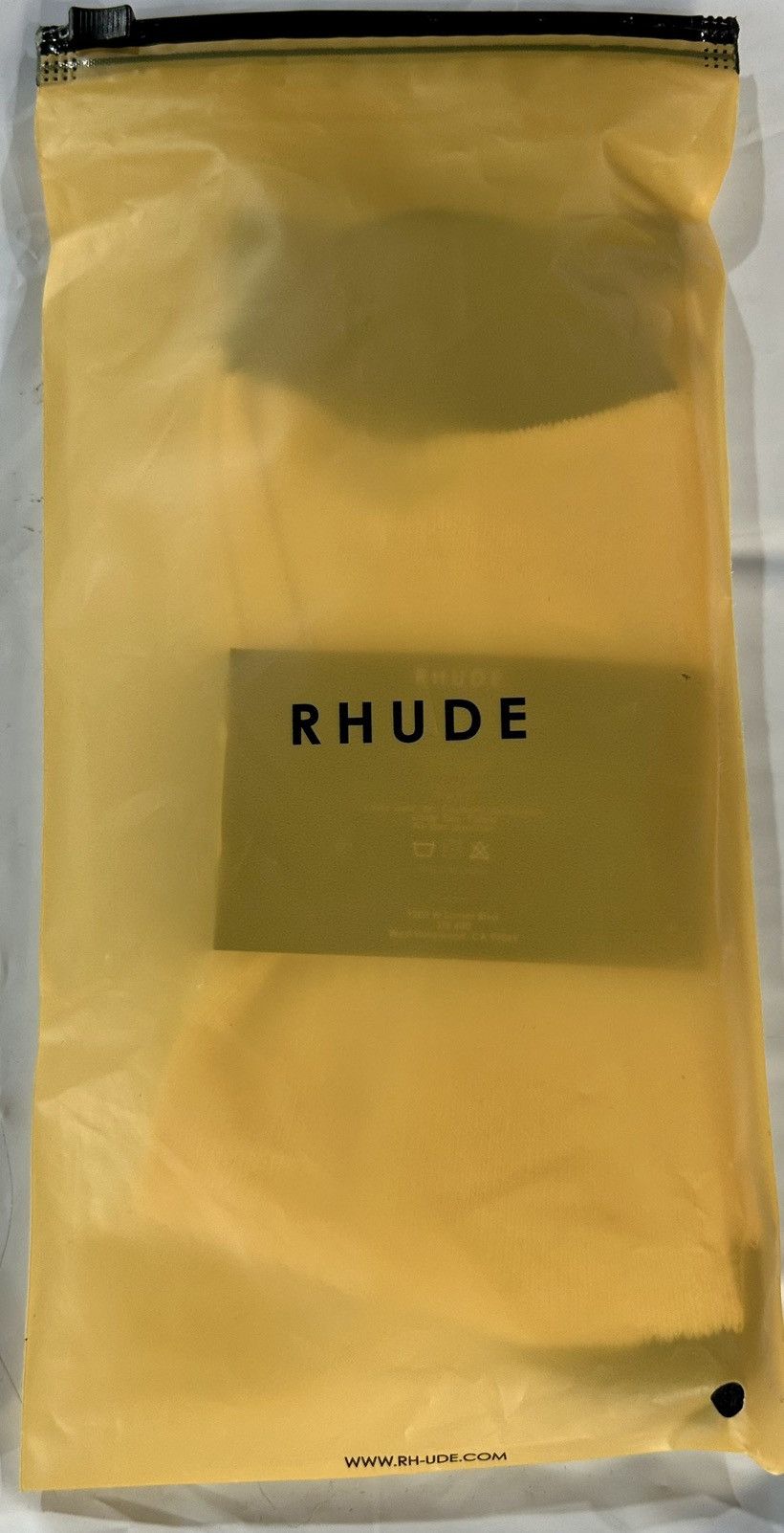 Rhude Rhude Scribble Logo Socks in the "White/Yellow/Black" Size ONE SIZE - 3 Thumbnail