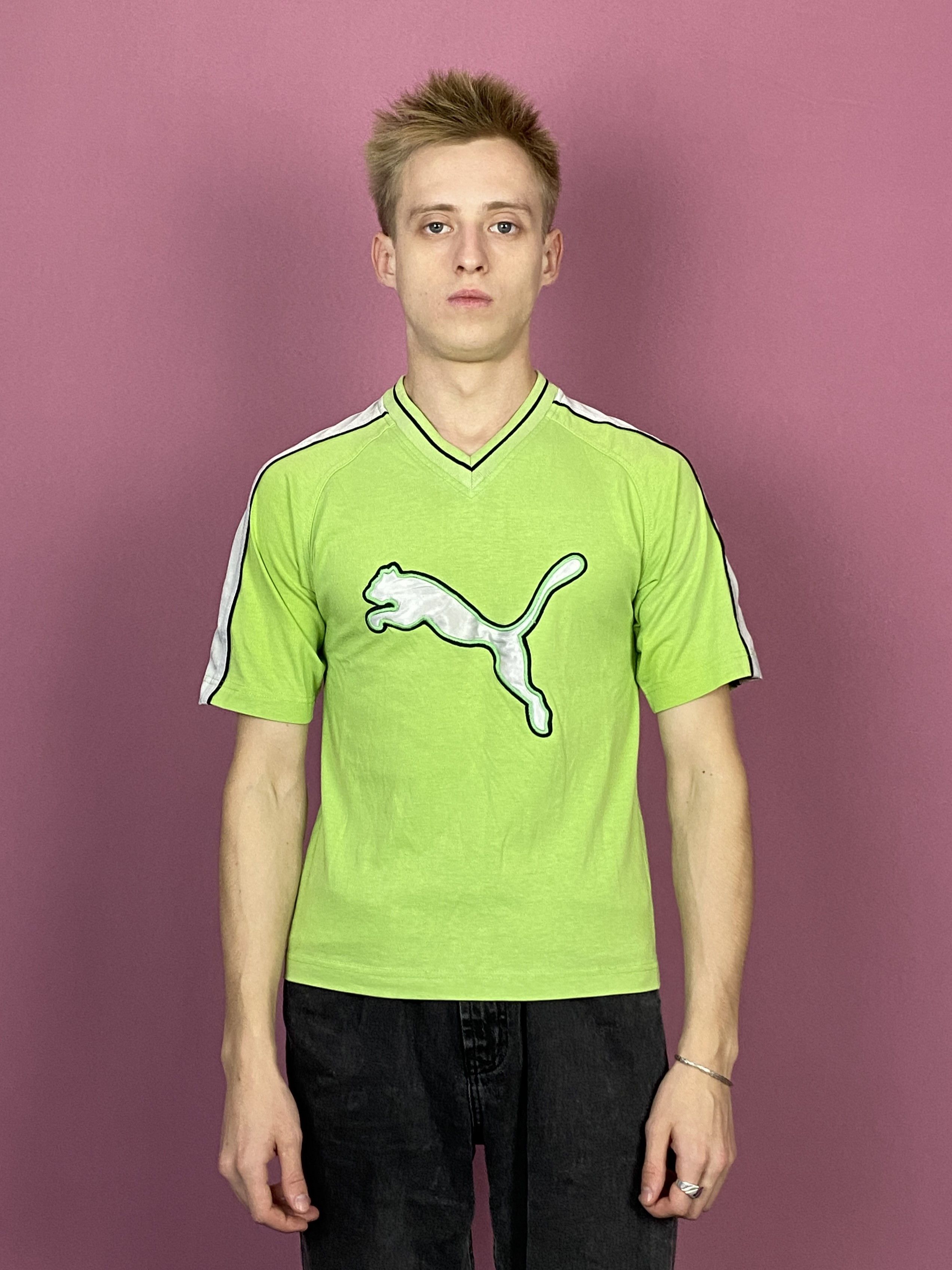 Puma × Vintage 90s Puma Vintage Men's T-Shirt - S Size US S / EU 44-46 / 1 - 1 Thumbnail