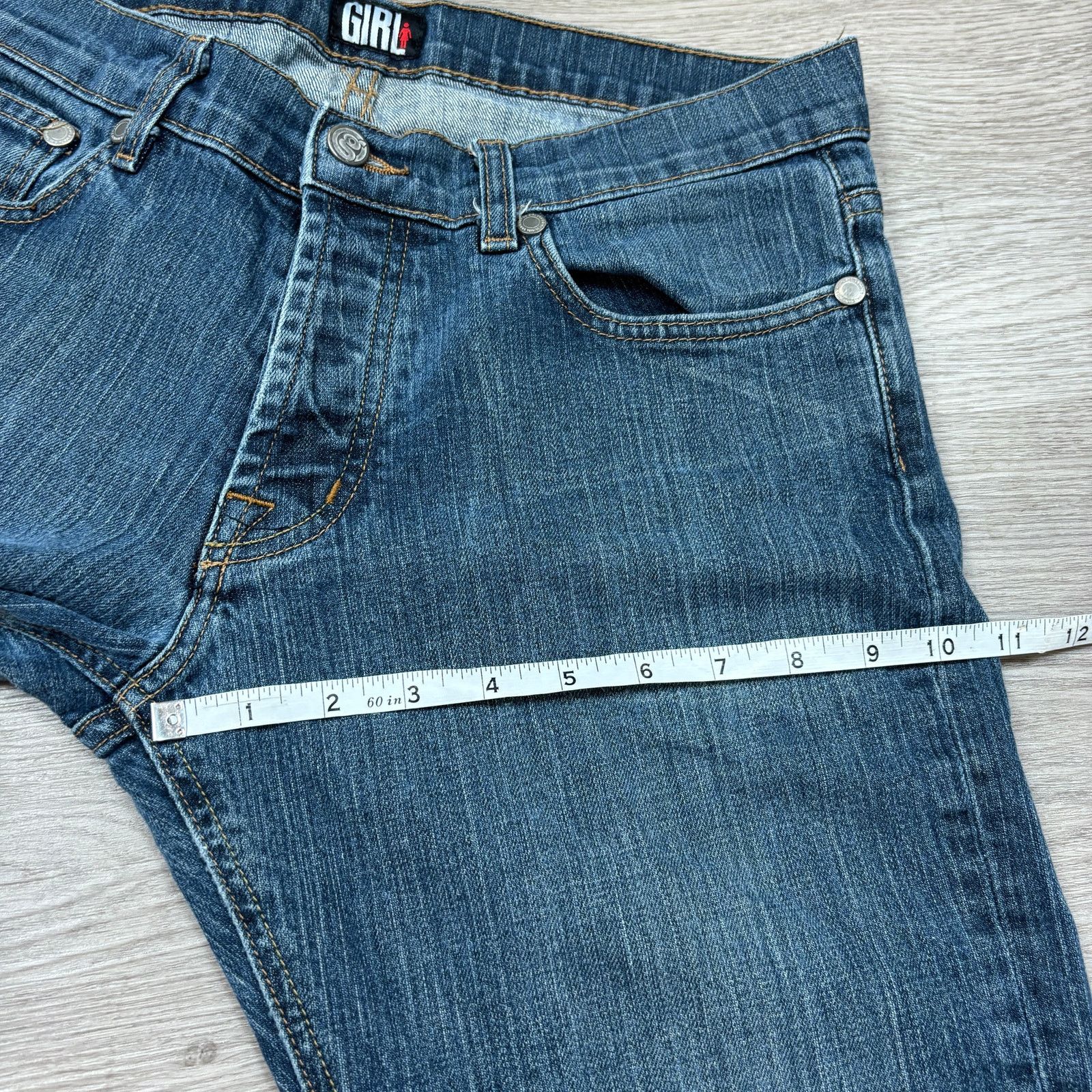 Girl Skateboards × Vintage Vintage Girl Skateboards Straight Leg Jeans Men's 32x31 Y2K Size US 32 / EU 48 - 6 Thumbnail