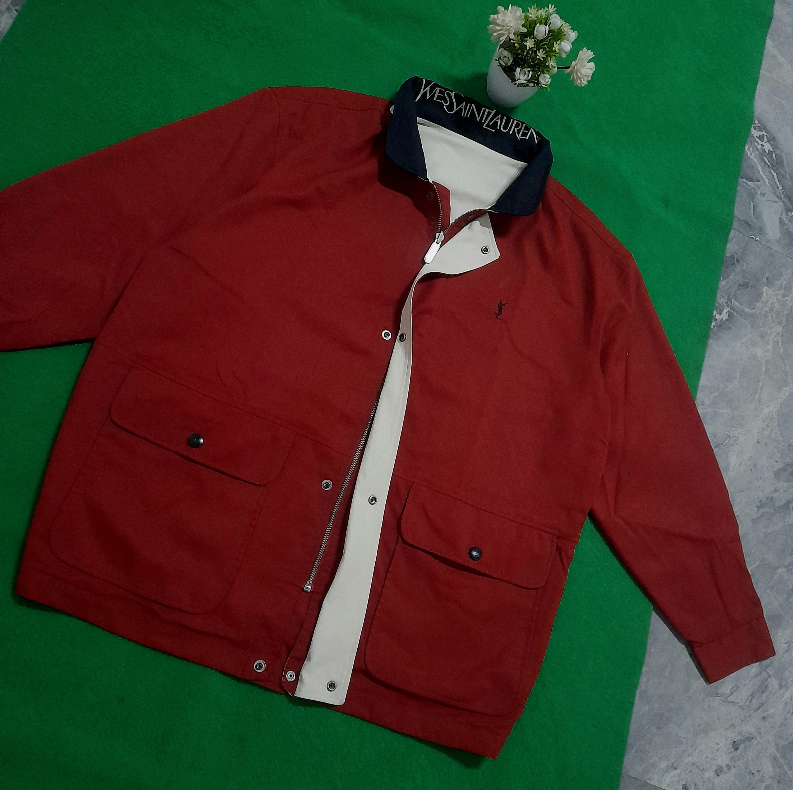 Yves Saint Laurent Vintage Yves Saint Laurent Jacket YSL Jacket Size US L / EU 52-54 / 3 - 2 Thumbnail
