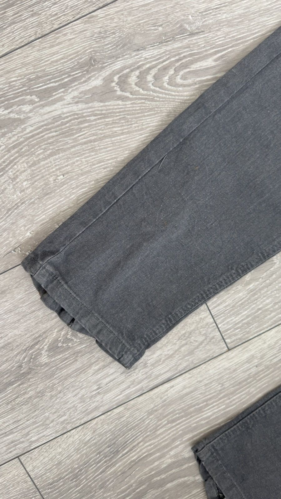 Fashion Nova Men's Grey Zip Detail Jeans - Size 38 Size US 38 / EU 54 - 2 Thumbnail