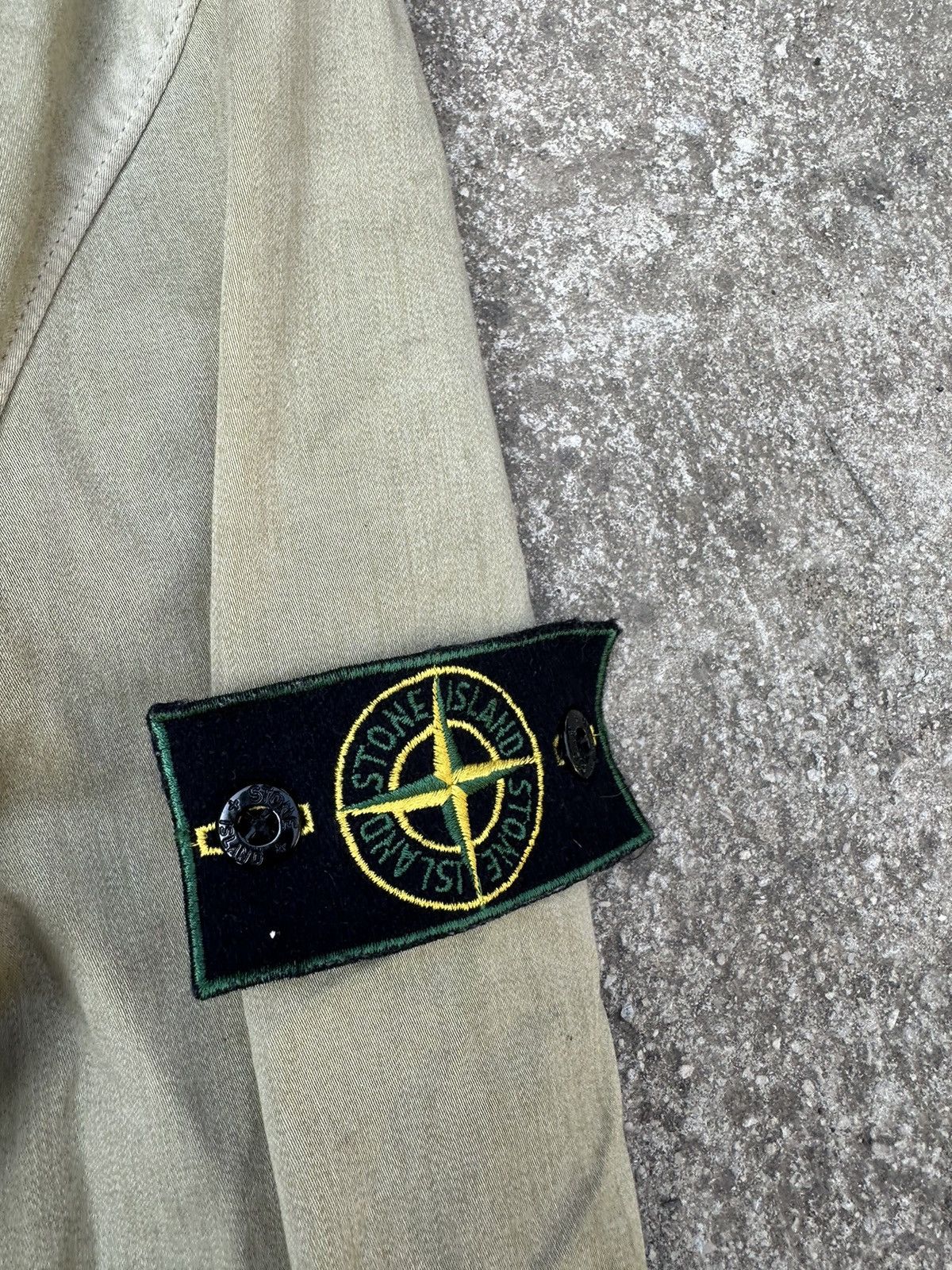 Stone Island × Vintage Stone Island Jacket Vintage 1992 Raso Gommato Size US L / EU 52-54 / 3 - 2 Thumbnail