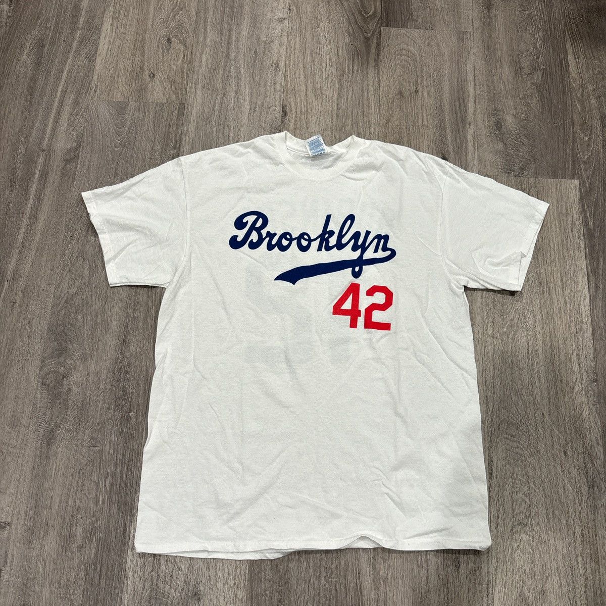 Delta Jackie Robinson Brooklyn Dodgers Shirt Size US L / EU 52-54 / 3 - 1 Thumbnail
