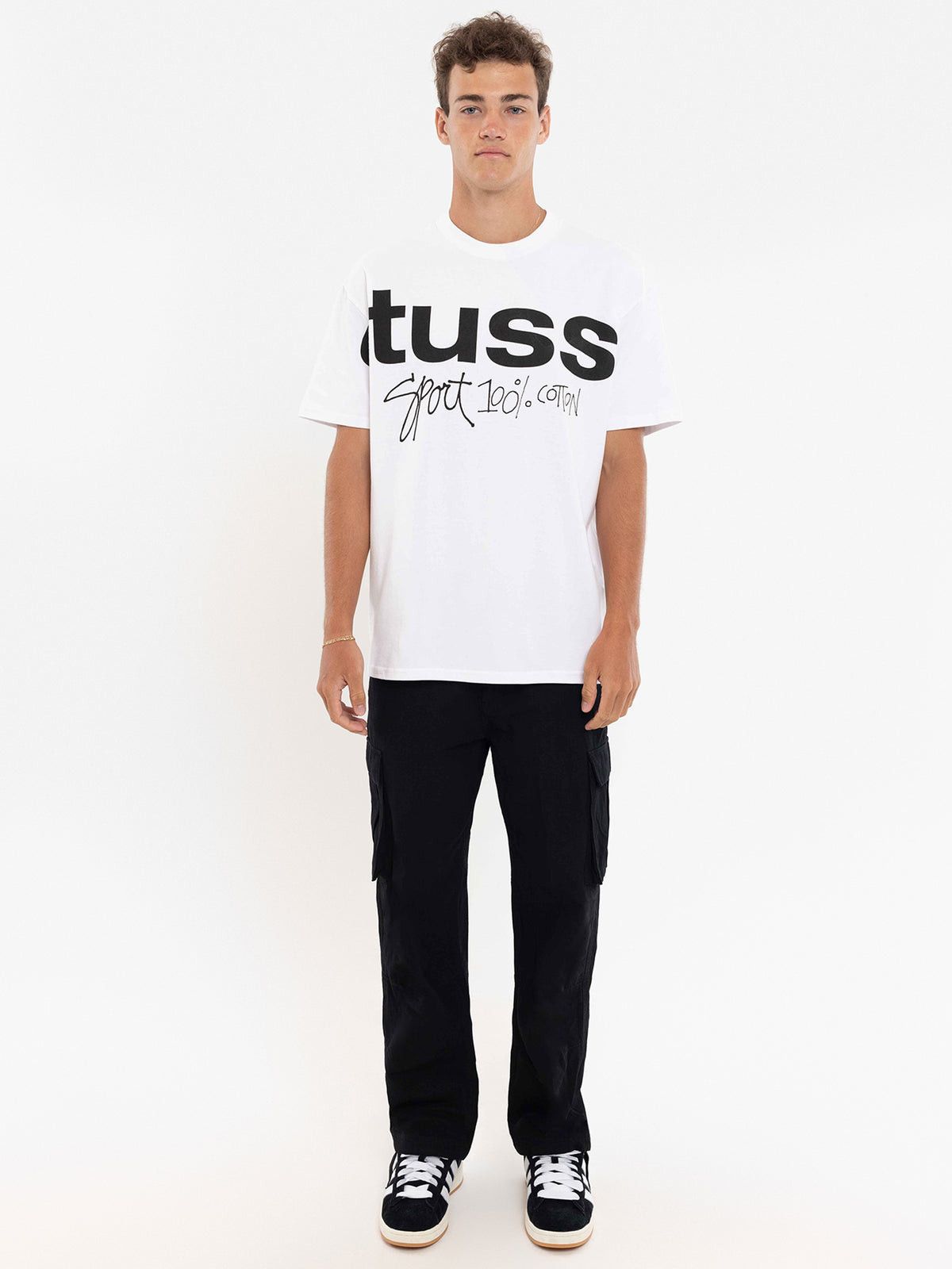 Stussy Stussy Sport Big Spell Out Logo Sport 100% Cotton Size US S / EU 44-46 / 1 - 2 Thumbnail