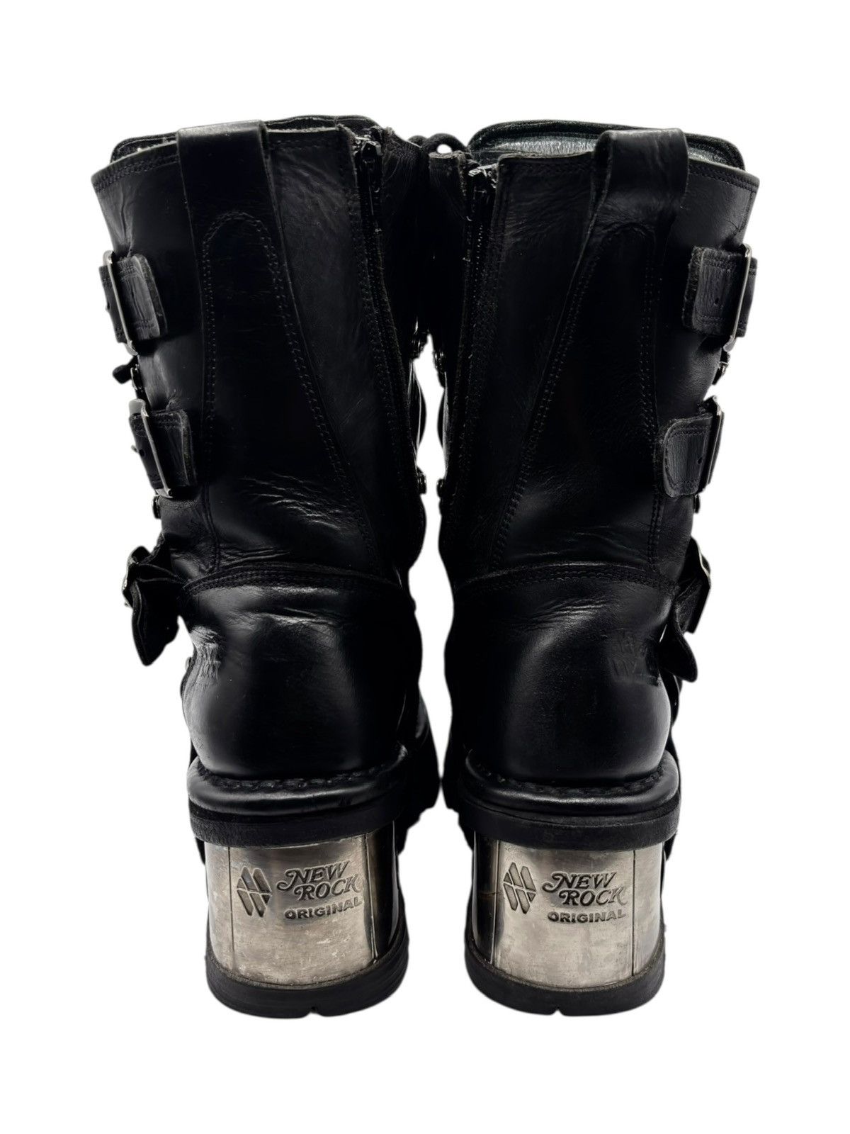 New Rock Vintage New Rock raised heel leather boots Size 37 Size US 7 / IT 37 - 3 Thumbnail