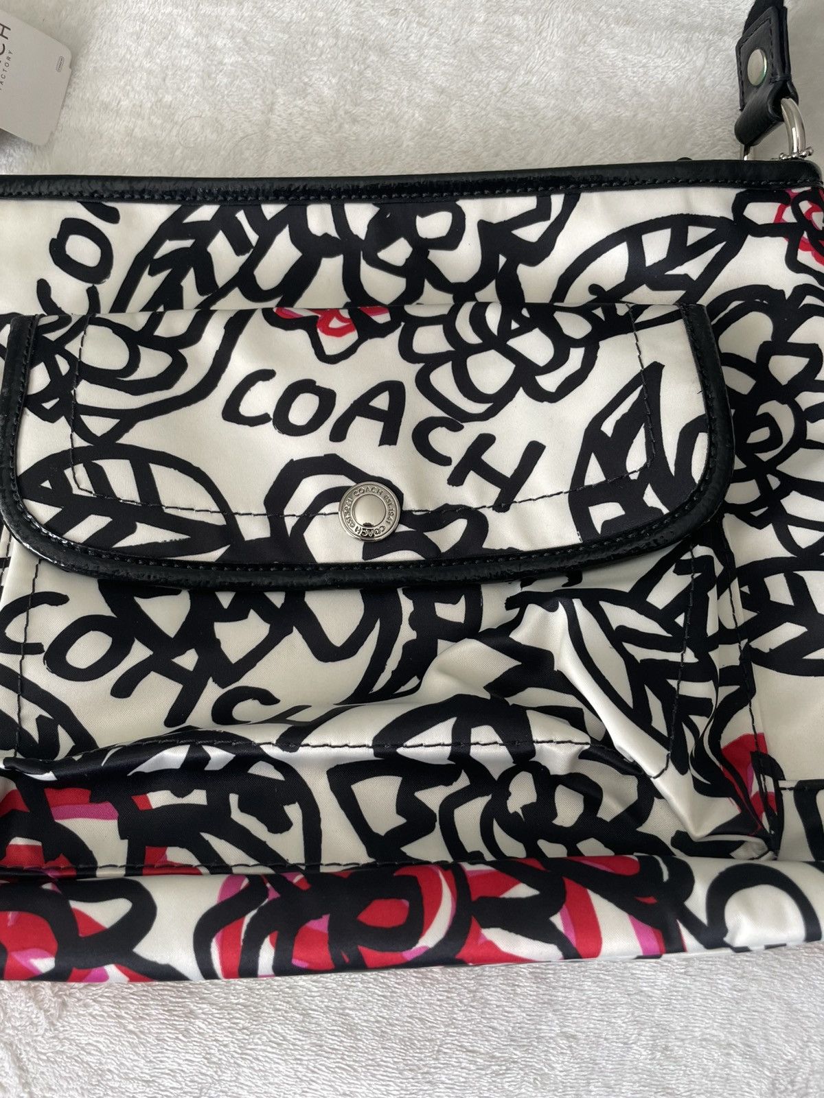 Coach Coach Flower Graffiti Cross Body Bag Size ONE SIZE - 5 Thumbnail
