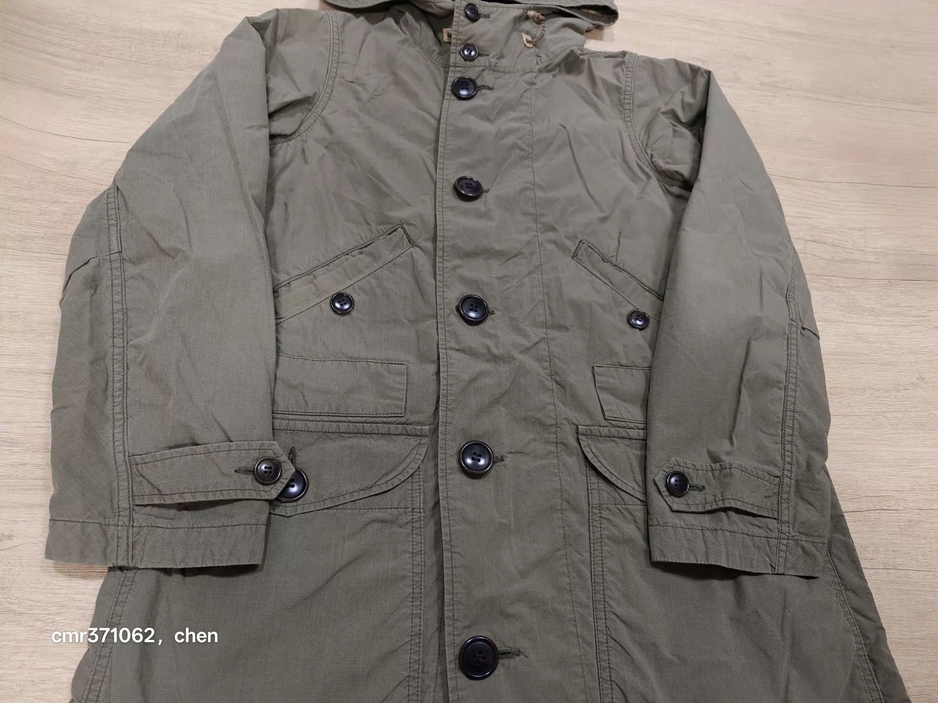 Visvim VISVIM 15SS TOWNSEND COAT W Olive w3 Cotton/Nylon Size L / US 10 / IT 46 - 2 Thumbnail