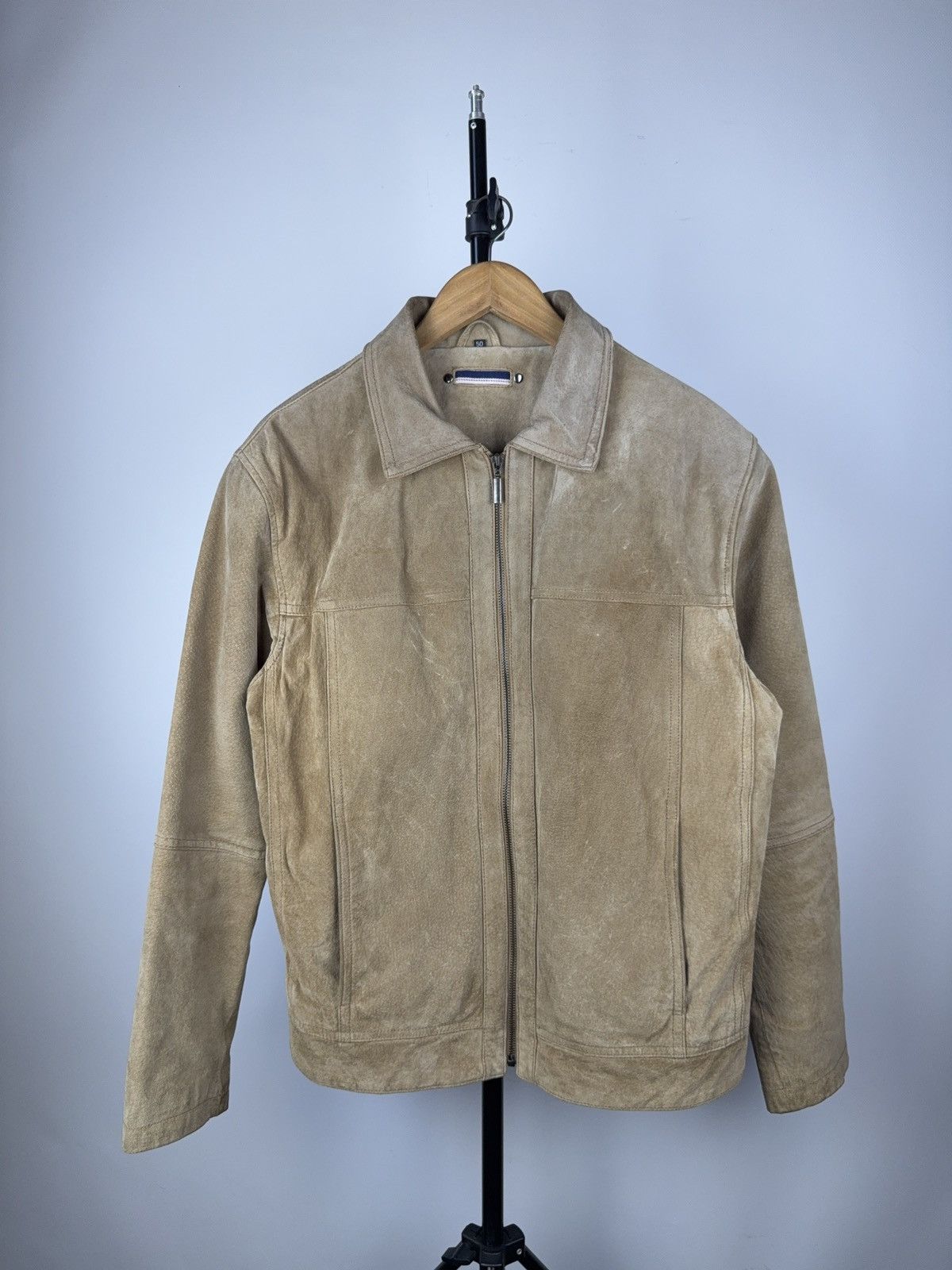 Vintage Vintage 90s Avant Garde Leather Biker MOTO Y2K Jacket Size US M / EU 48-50 / 2 - 1 Thumbnail