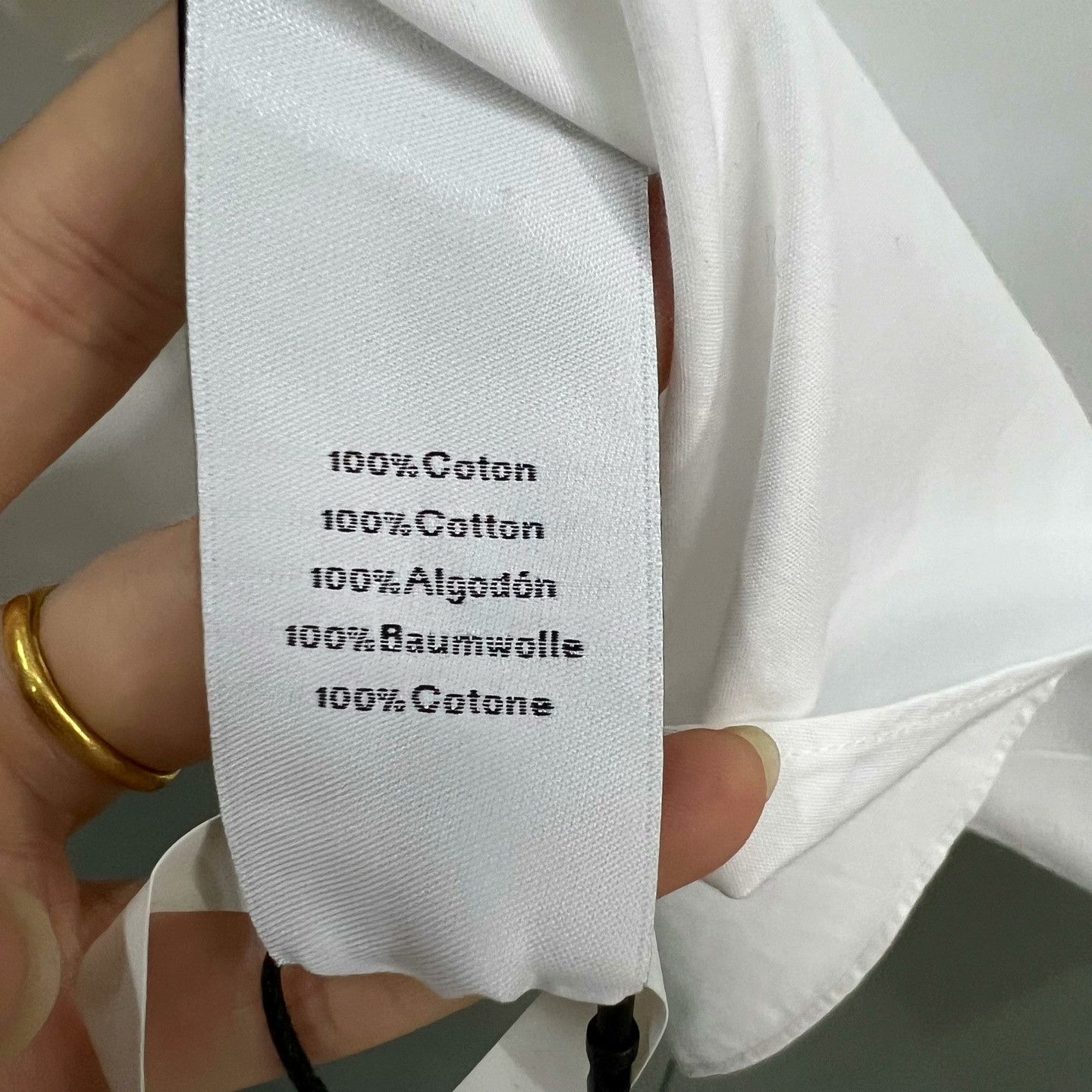 Hermes Hermes White Spliced Ruffled Shirt Size US XXS / EU 40 - 3 Thumbnail