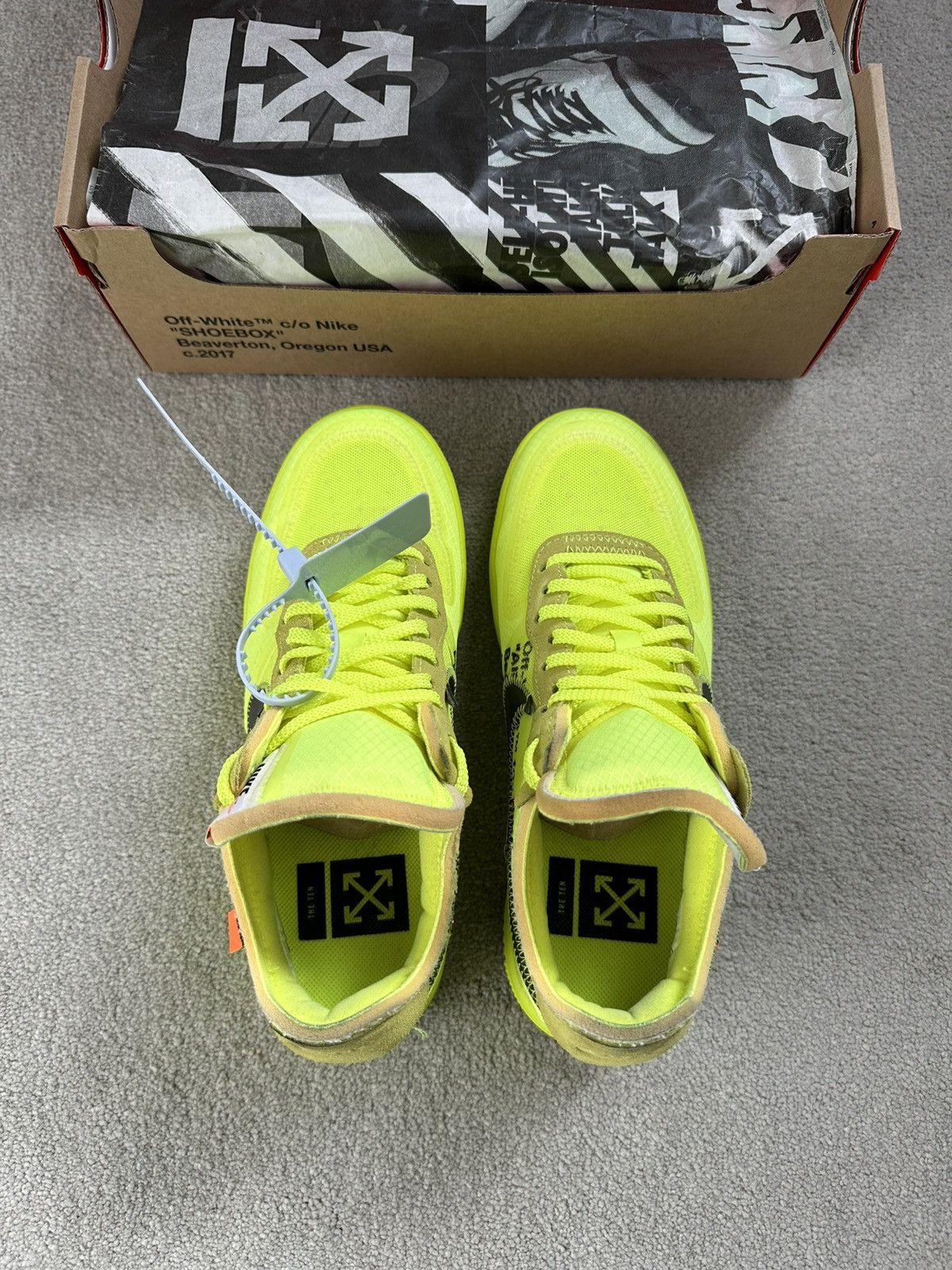 Nike × Off-White Nike Air Force 1 Low Off-White Size US 7.5 / EU 40-41 - 3 Thumbnail