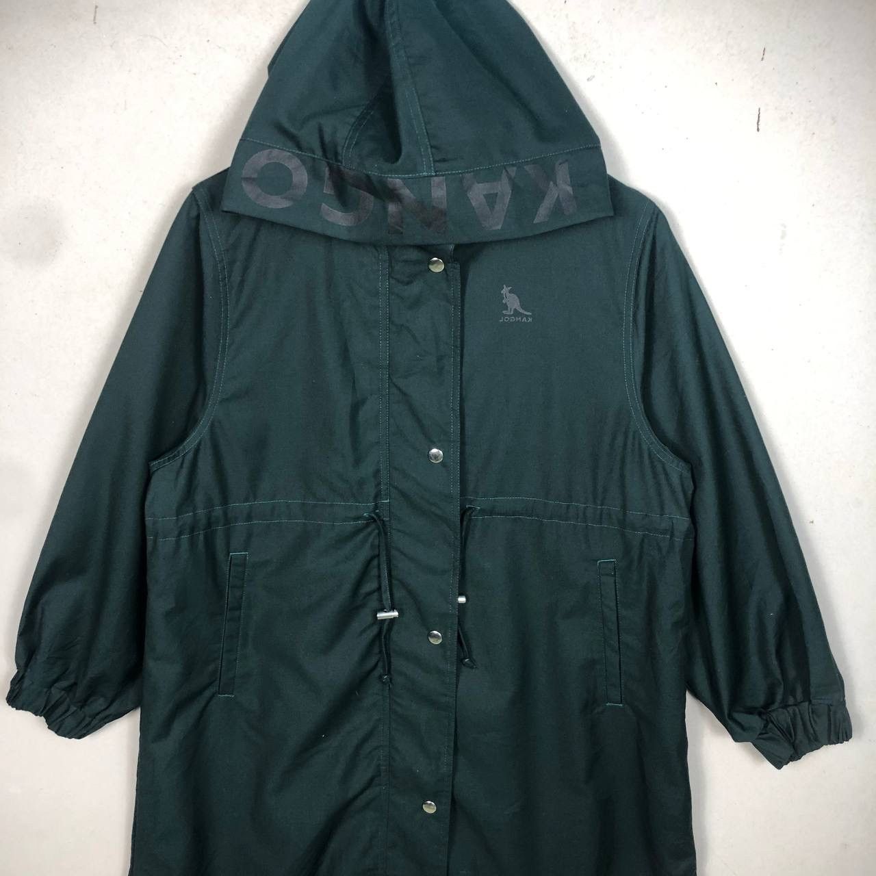 Kangol Kangol X Cecil McBee Green Long Trench Jacket Size US M / EU 48-50 / 2 - 3 Thumbnail