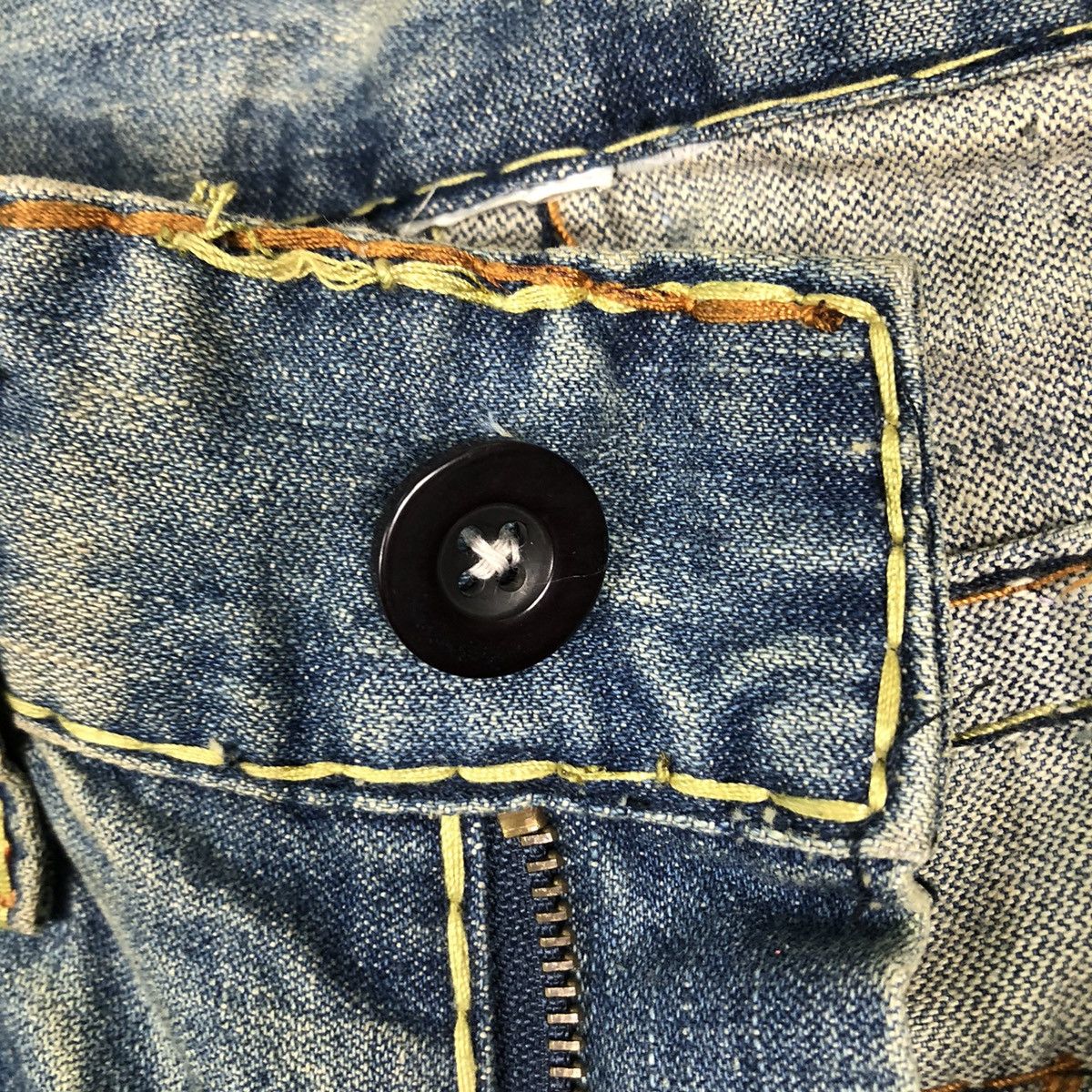 Japanese Brand 🔥VINTAGE DENIM JEANS TRUE RELIGION DESIGN BIG POCKET Size US 32 / EU 48 - 15 Thumbnail