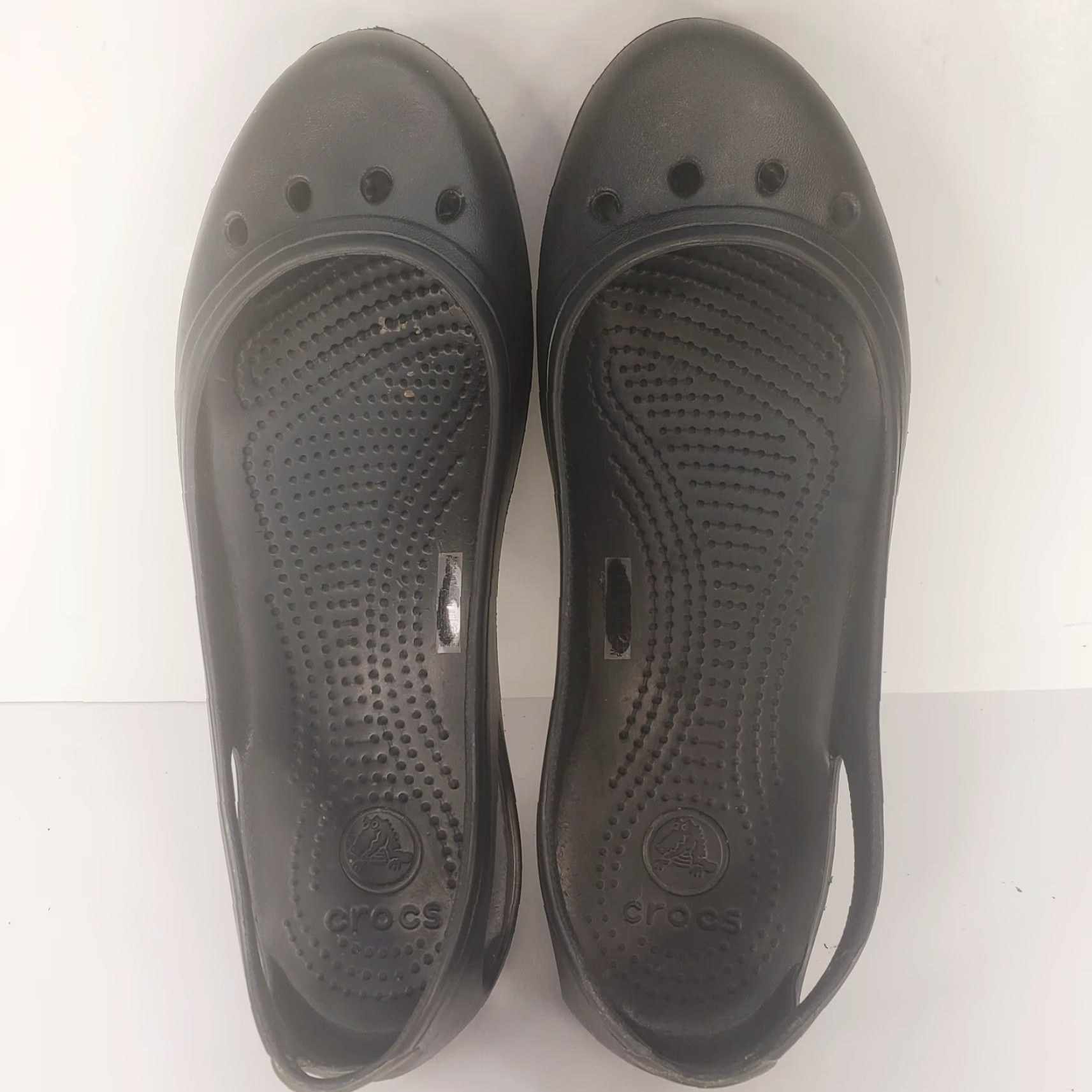 Crocs Crocs Kadee Ballet Flats Women 8 Black Slip-On Casual Flat XS? Size M / US 6-8 / IT 42-44 - 6 Thumbnail