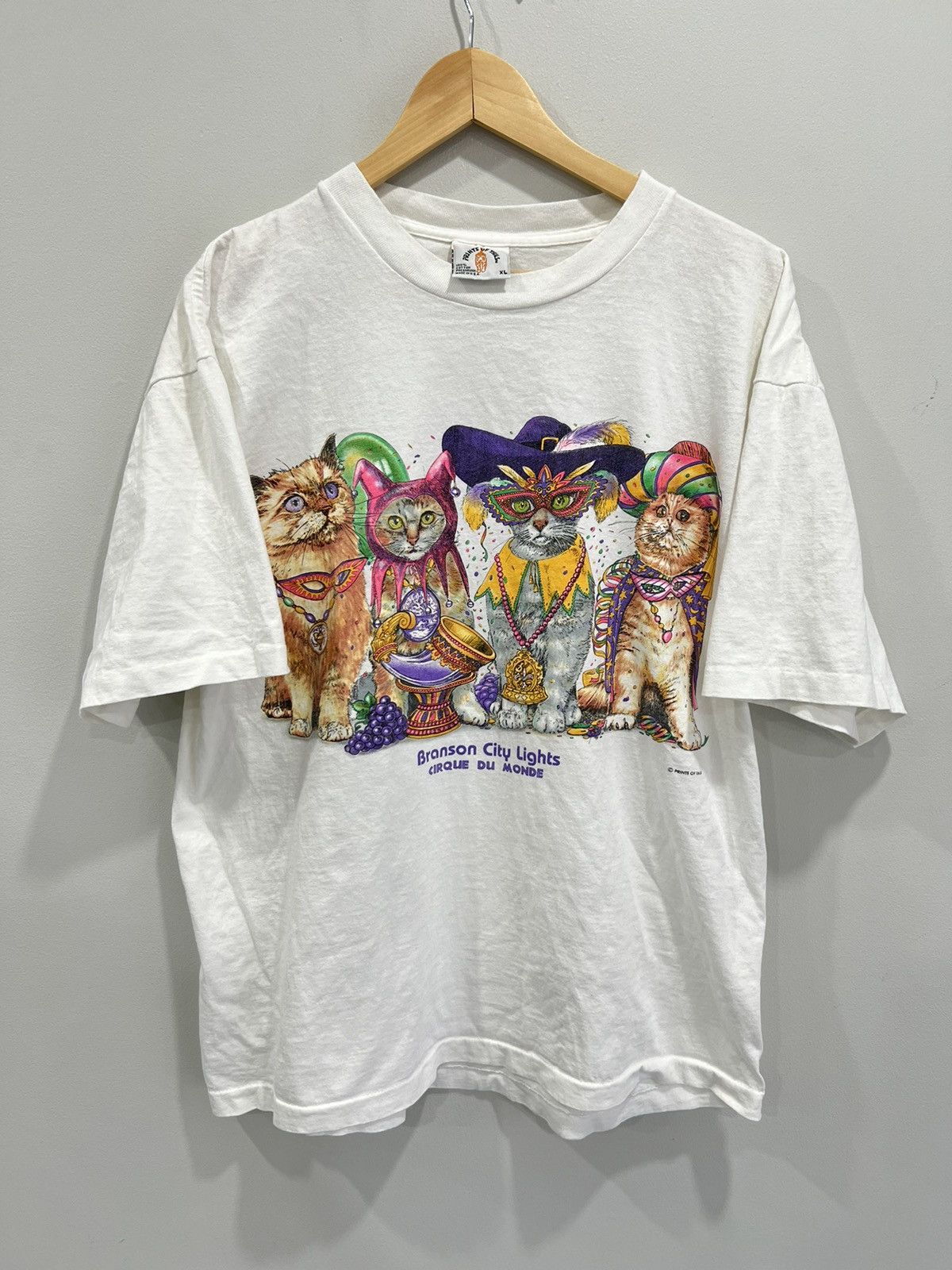 Vintage Vintage 4 Cats Branson City Tee Shirt costumes animal Size US XL / EU 56 / 4 - 1 Thumbnail