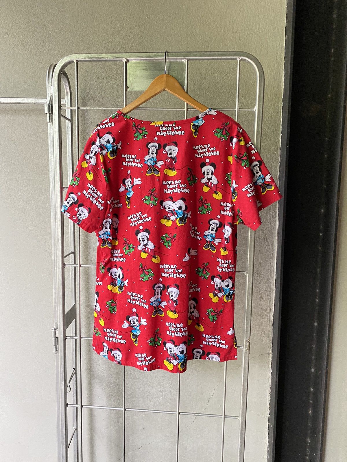 Mickey Mouse Mickey Mouse vintage v neck blouse Size ONE SIZE - 2 Thumbnail