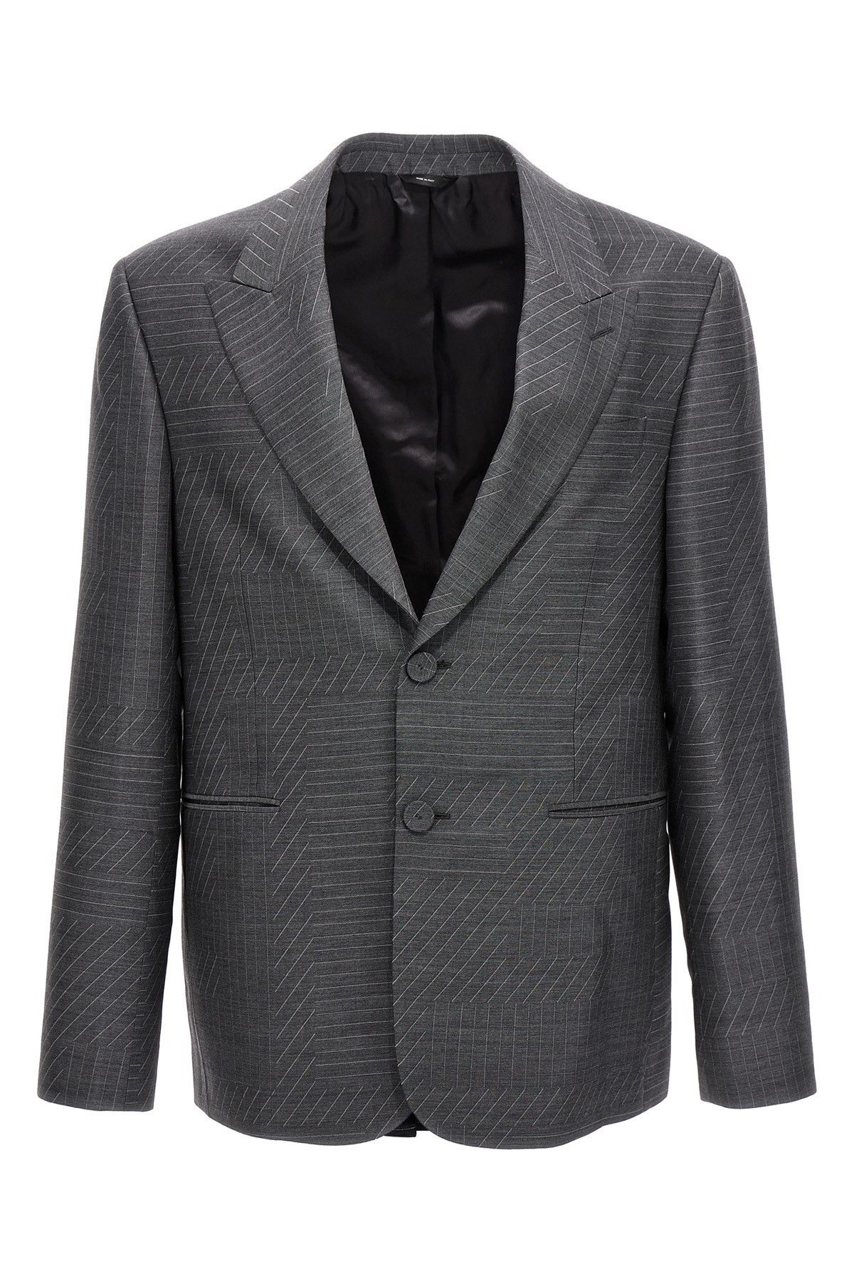 image of 'Fendi Shadow' Blazer in Grey, Men's (Size XL)