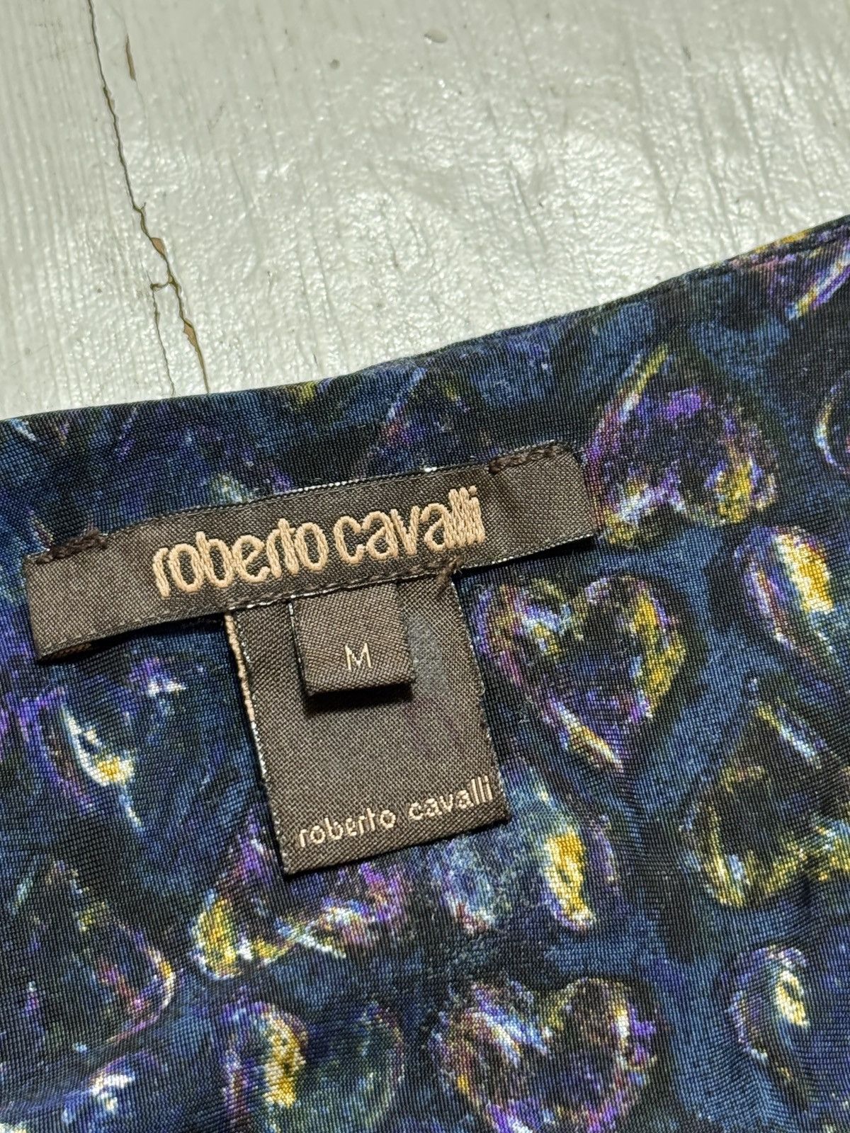 Roberto Cavalli VINTAGE ROBERTO CAVALLI 2000s HEART MONOGRAM LONG SLEEVE Size M / US 6-8 / IT 42-44 - 6 Thumbnail