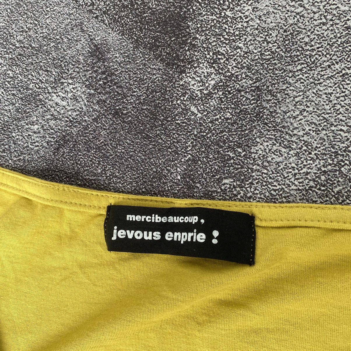 Mercibeaucoup Jevous Enprie Yellow Tees