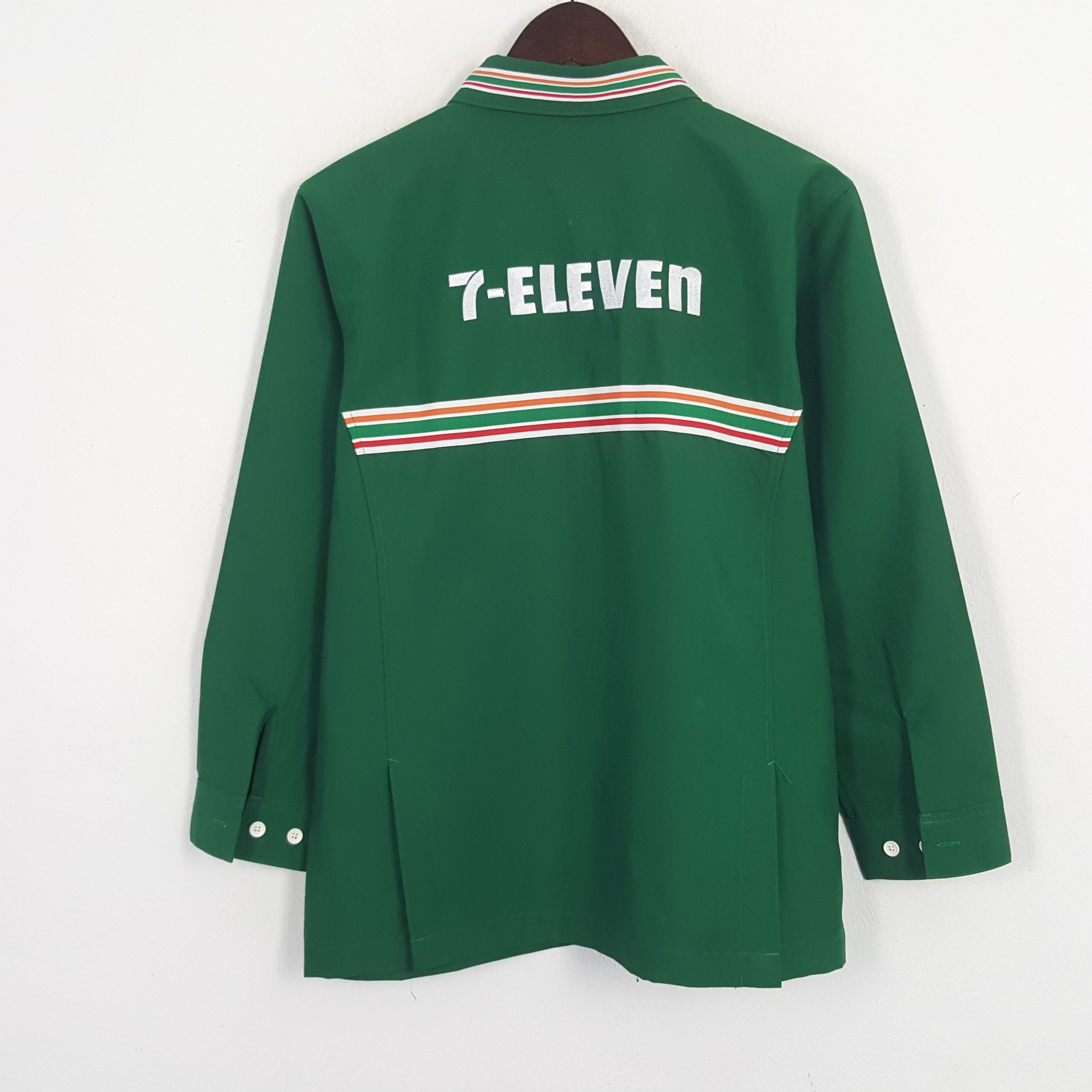 Japanese Brand × Vintage Vintage 7 Eleven Embroidery Logo Worker Uniform Jacket Size US S / EU 44-46 / 1 - 1 Thumbnail