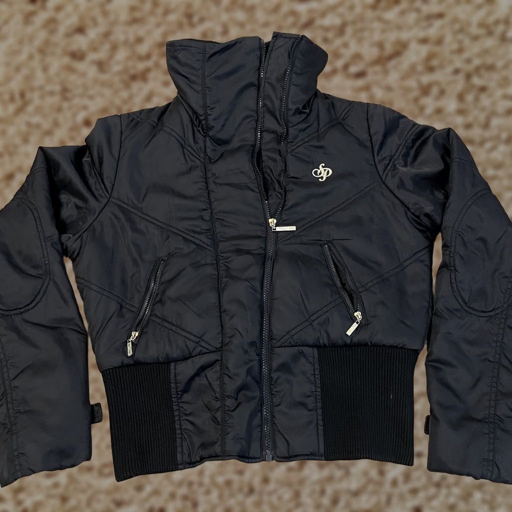 Southpole VINTAGE South Pole Jacket Womens XL Black Quilted Zipper Pockets READ READ Size XL / US 12-14 / IT 48-50 - 1 Thumbnail
