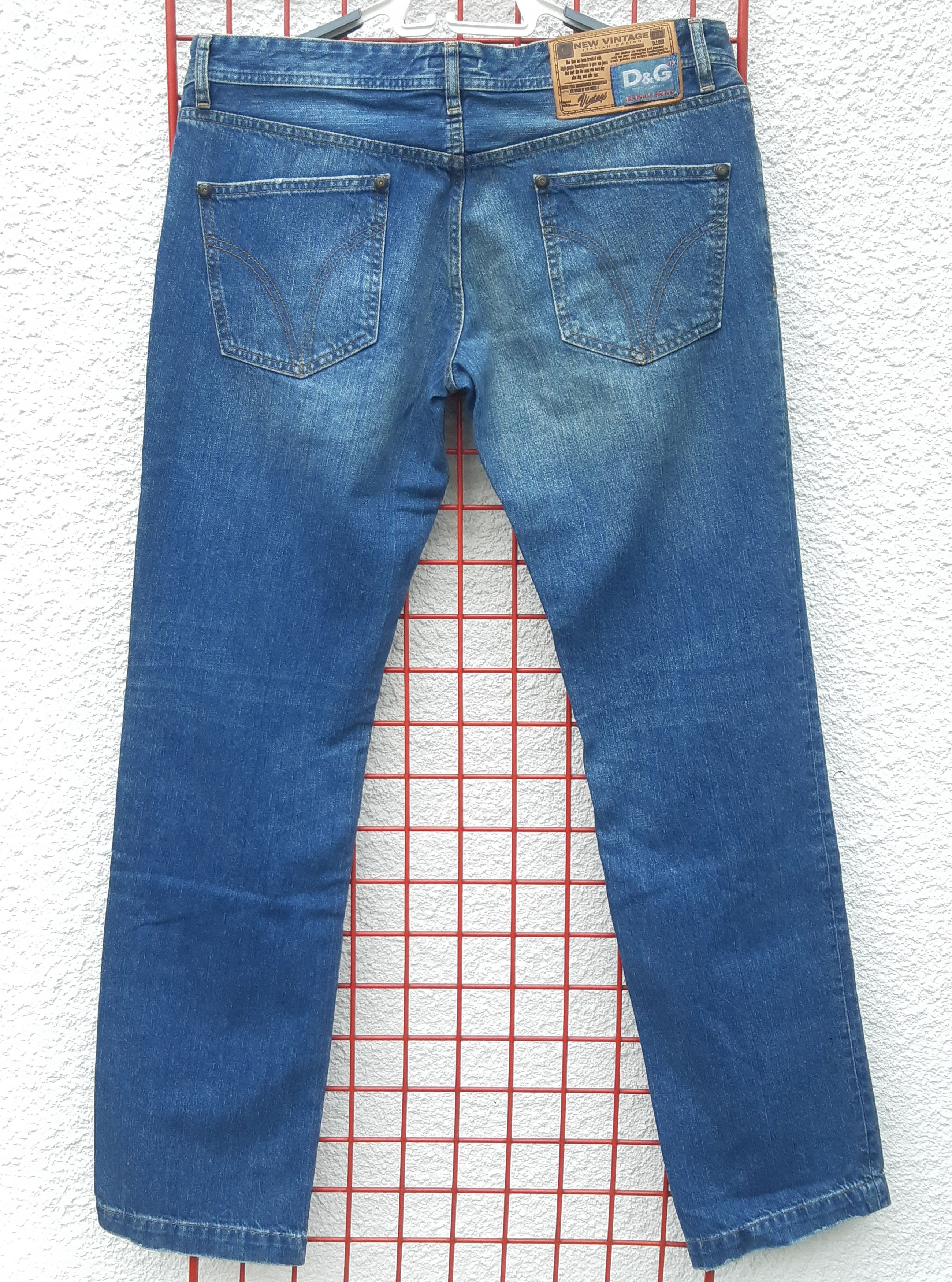 Dolce & Gabbana Rare DOLCE GABBANA Jeanius Mind New Vintage Denim NWT Size US 34 / EU 50 - 2 Thumbnail