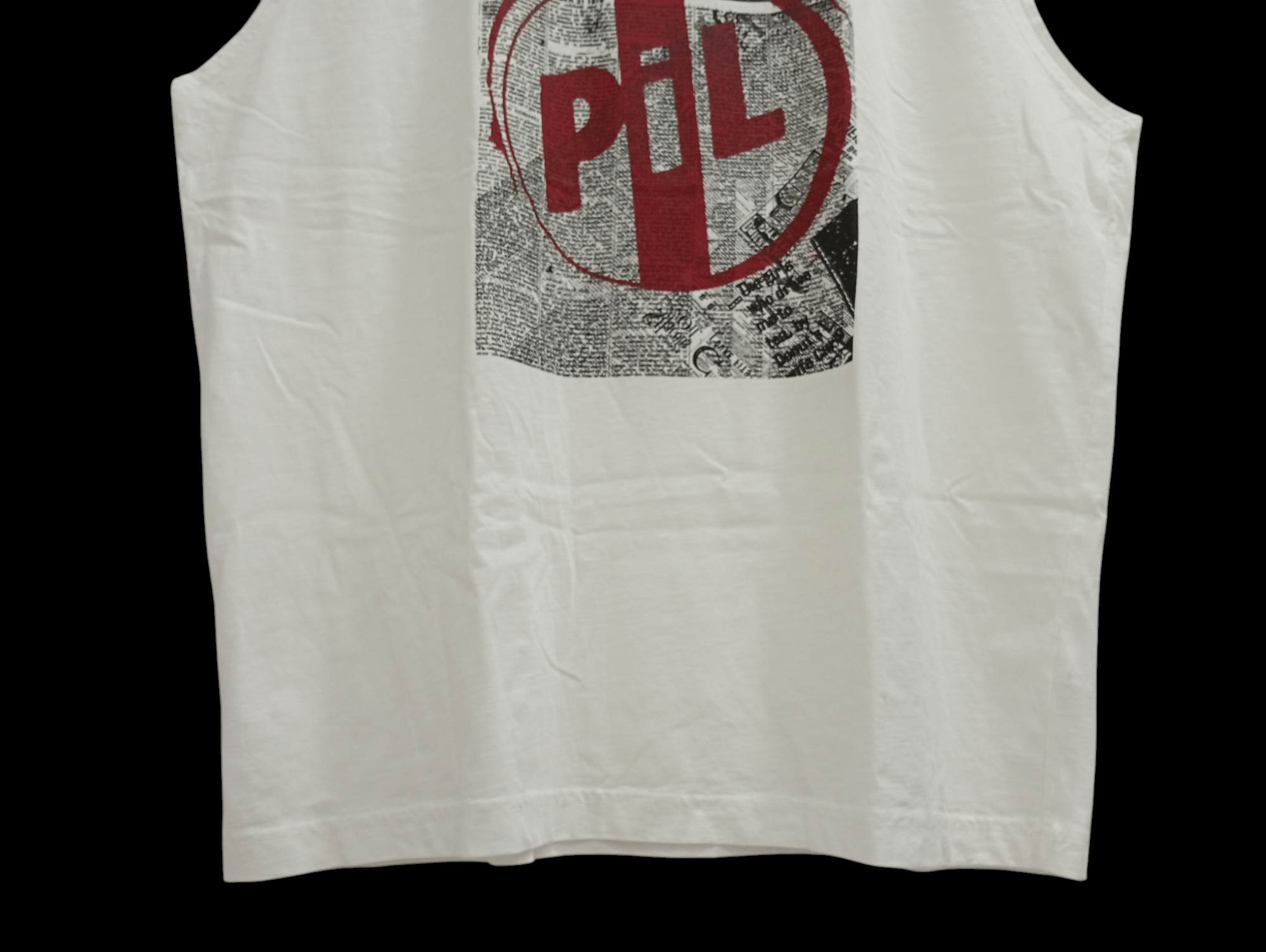 Band Tees × GU × Vintage 🔥🔥GU x PiL Public Image Limited Sleeveless T-Shirt Size US XL / EU 56 / 4 - 14 Thumbnail