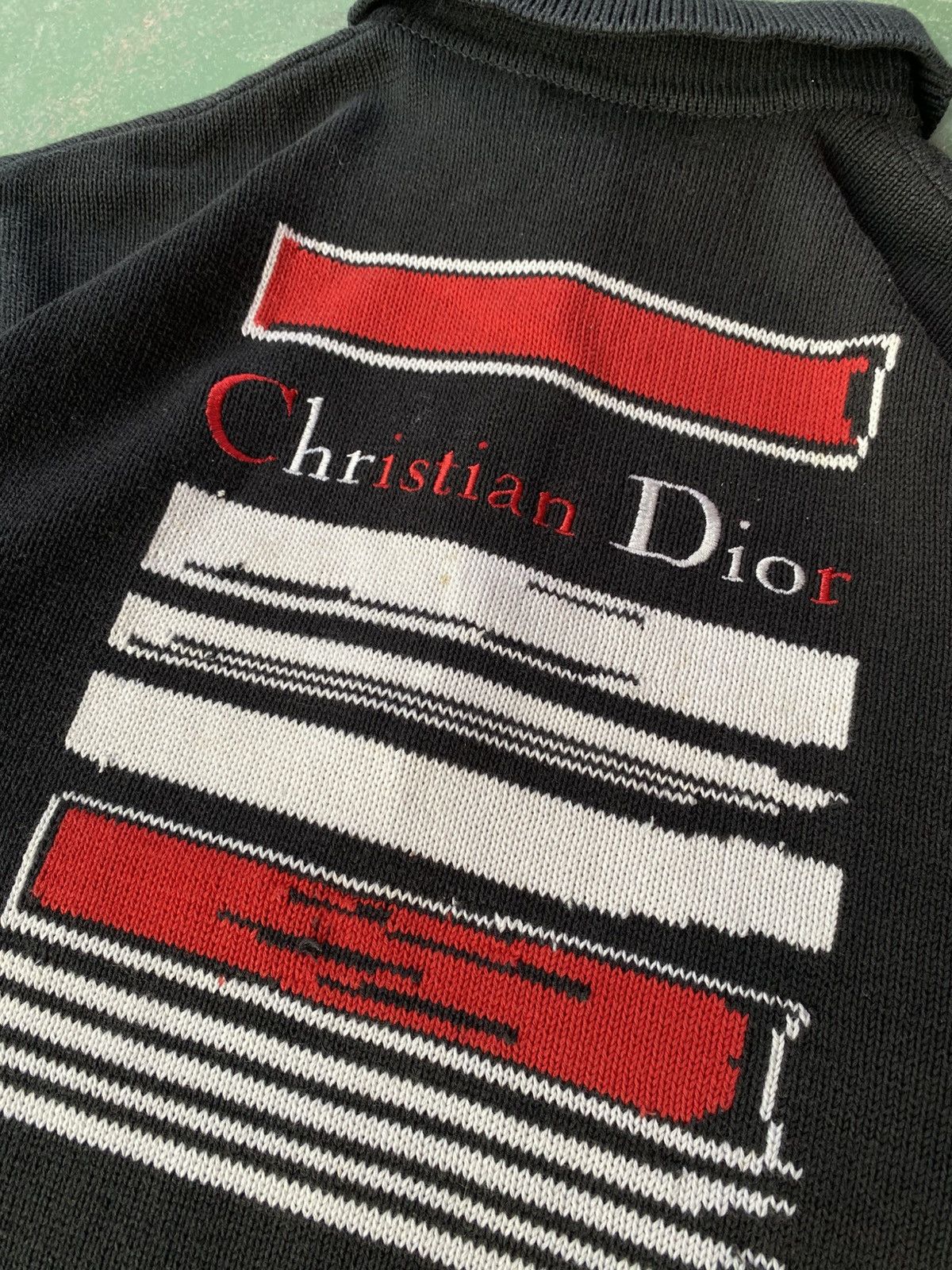 Christian Dior Monsieur 1980s - Christian Dior Sports Polo Logo Embroidered Knit Size US M / EU 48-50 / 2 - 7 Thumbnail