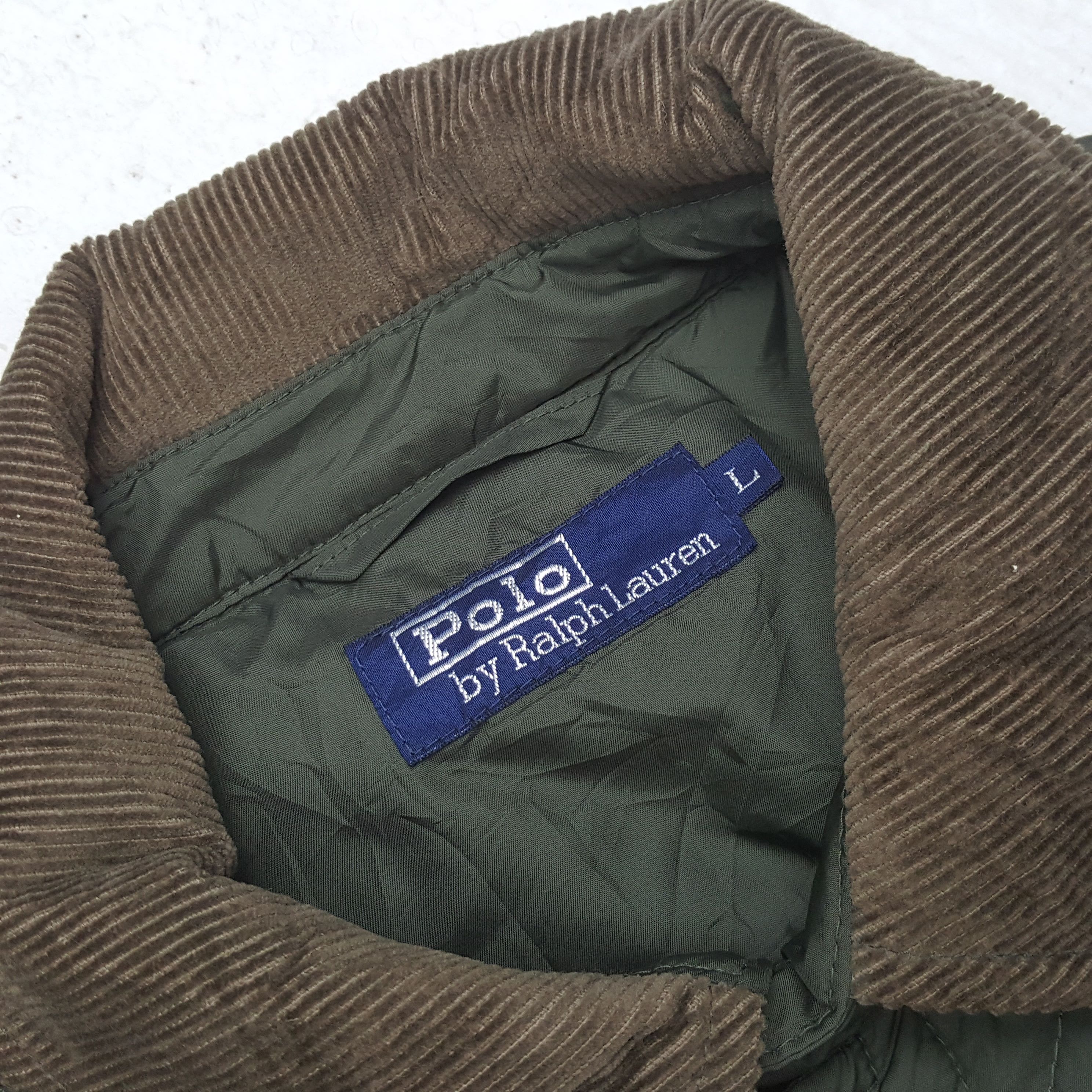 Polo Ralph Lauren Vintage POLO by Ralph Lauren Corduroy Collar Jacket RR2 Size US L / EU 52-54 / 3 - 4 Thumbnail