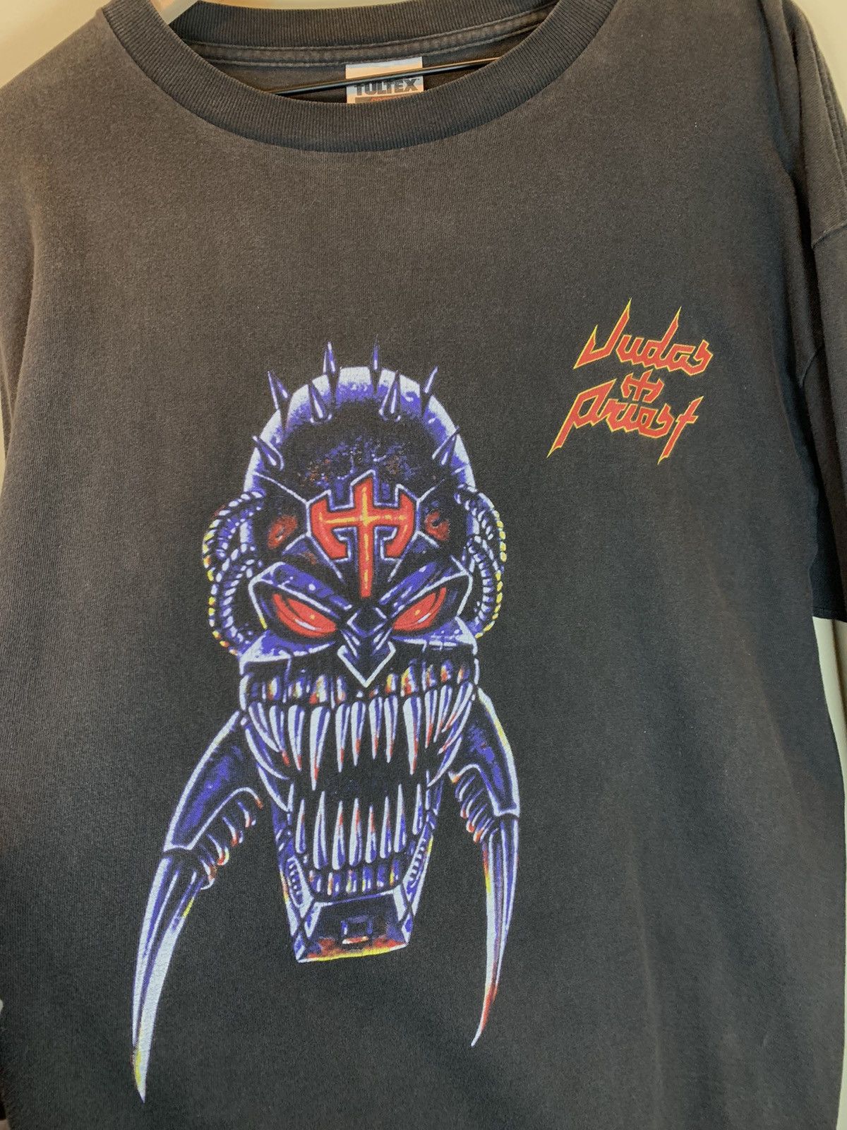 Band Tees × Judas Priest × Vintage *RARE* Vintage 90’s Judas Priest Jugulator Long Sleeve Shirt Size US XL / EU 56 / 4 - 5 Thumbnail