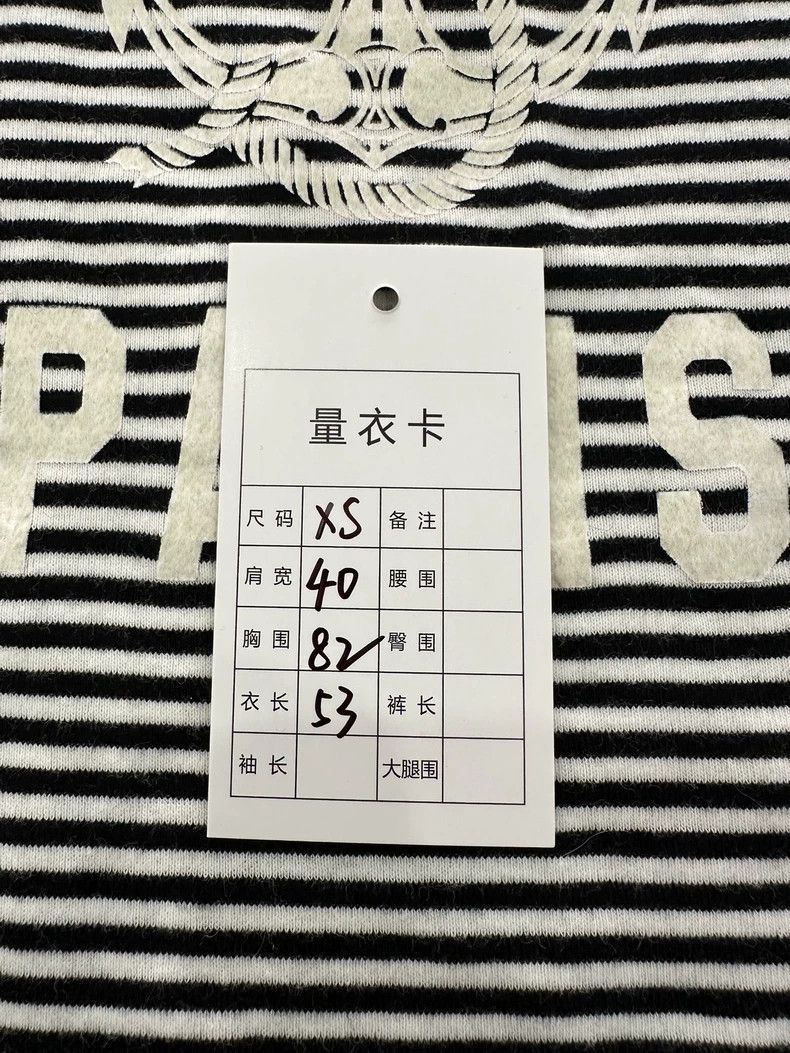 Celine Celine Black and White Striped Anchor Tee Size US XS / EU 42 / 0 - 8 Thumbnail
