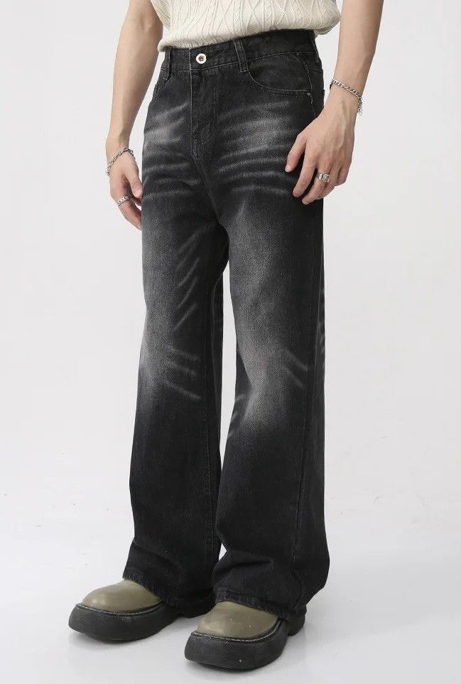 image of Vintage Straight Loose Denim in Black, Men's (Size 30)