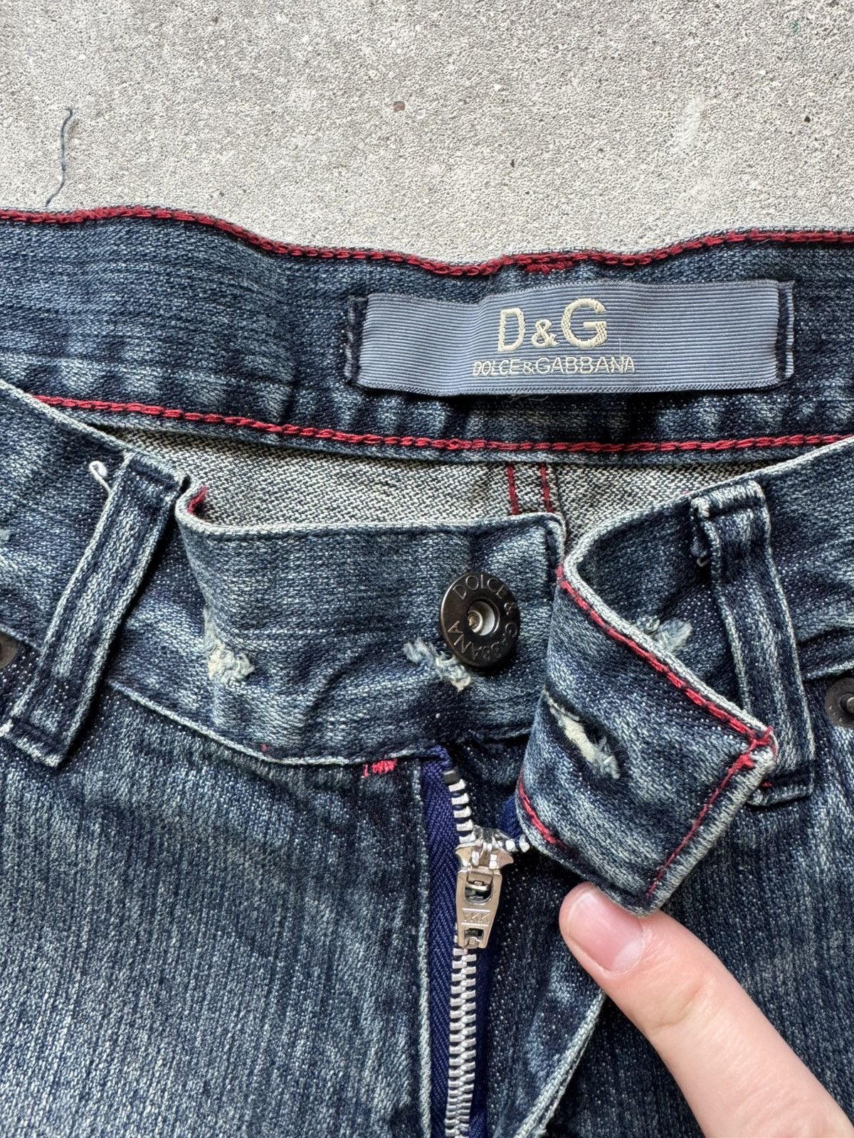 Dolce & Gabbana Dolce&Gabbana Distressed Jeans Flared 30 Size 30" / US 8 / IT 44 - 8 Thumbnail