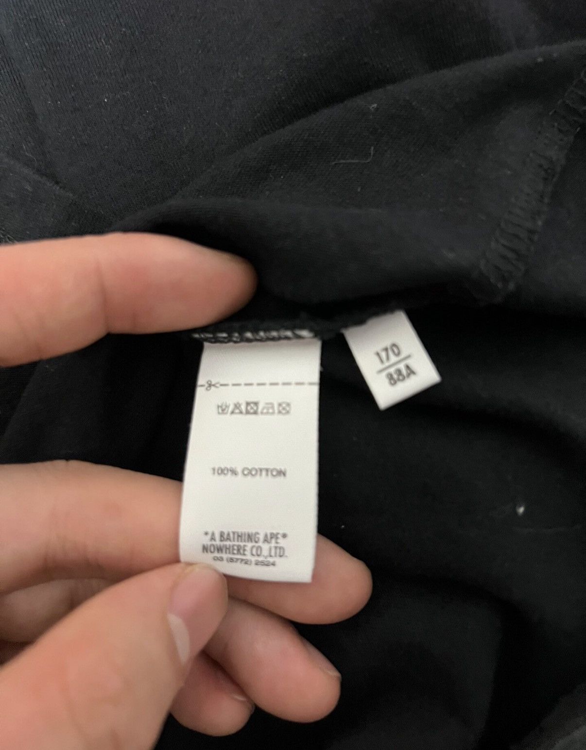 Bape AAPE OG Nigo era, latest black long sleeve sportswear Size US S / EU 44-46 / 1 - 3 Thumbnail