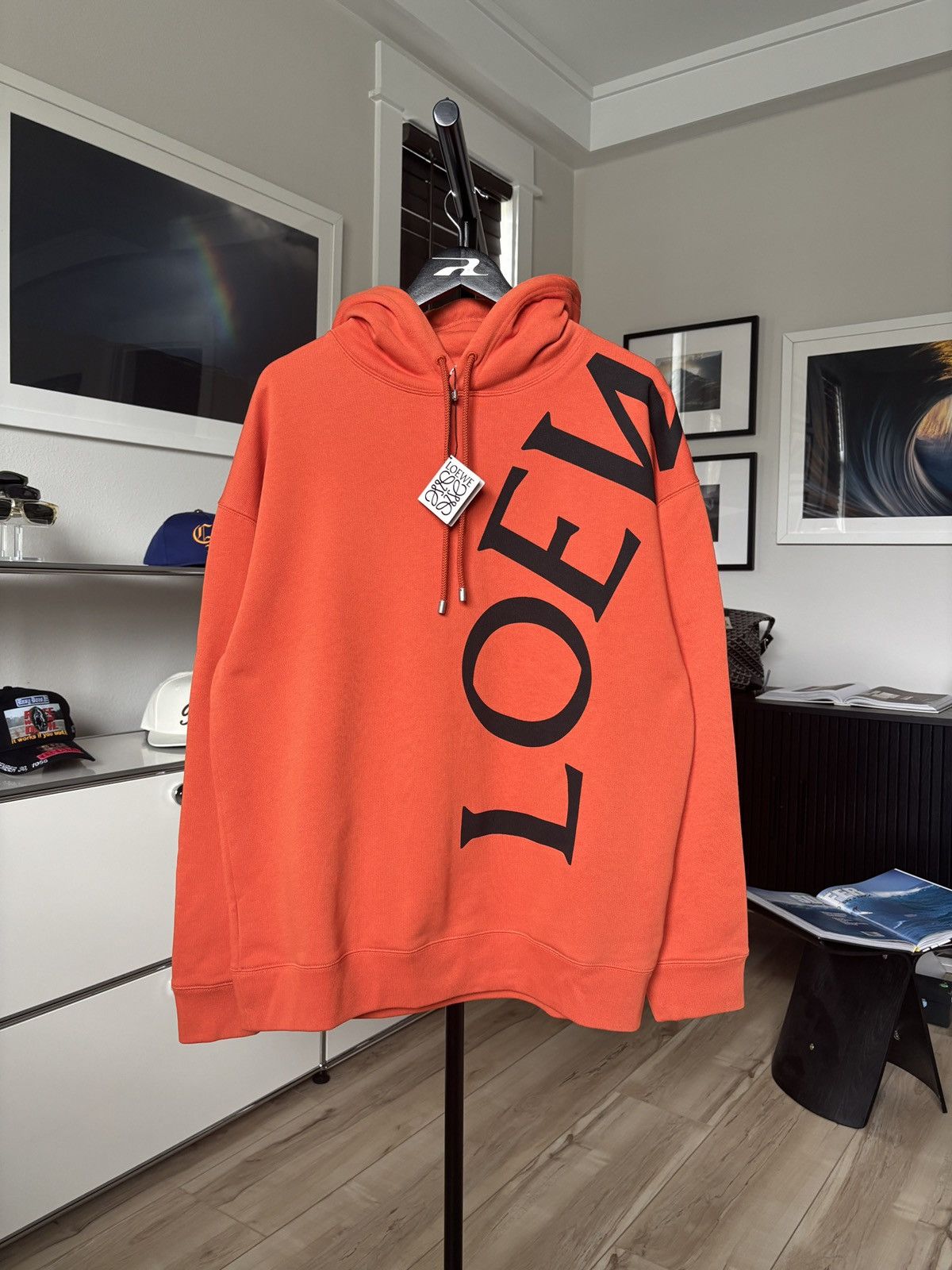 Loewe LOEWE | BIG WRITTEN LOGO HOODIE Size US L / EU 52-54 / 3 - 3 Thumbnail