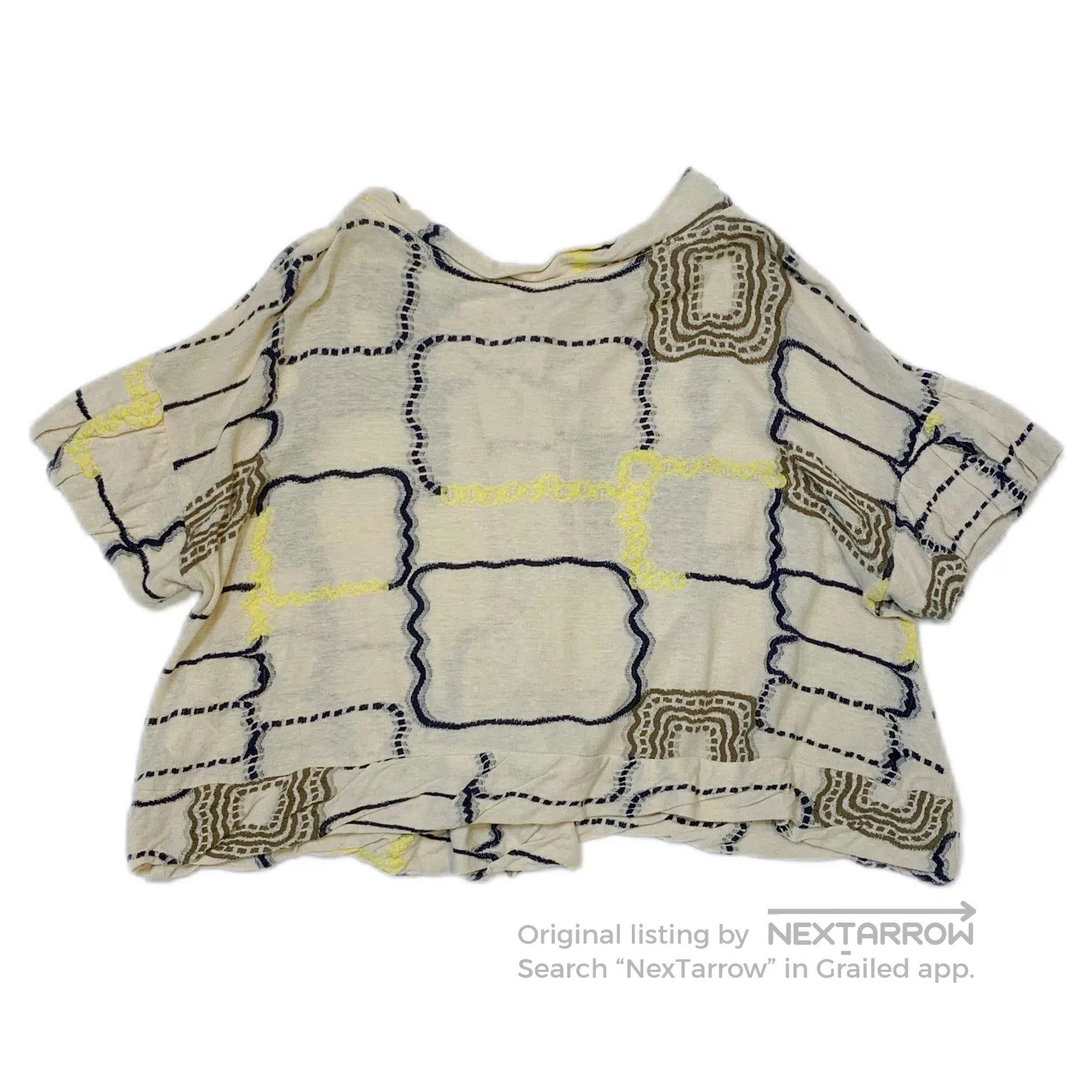 Other Irregular Pleat Neck Top. Size XS / US 0-2 / IT 36-38 - 2 Thumbnail