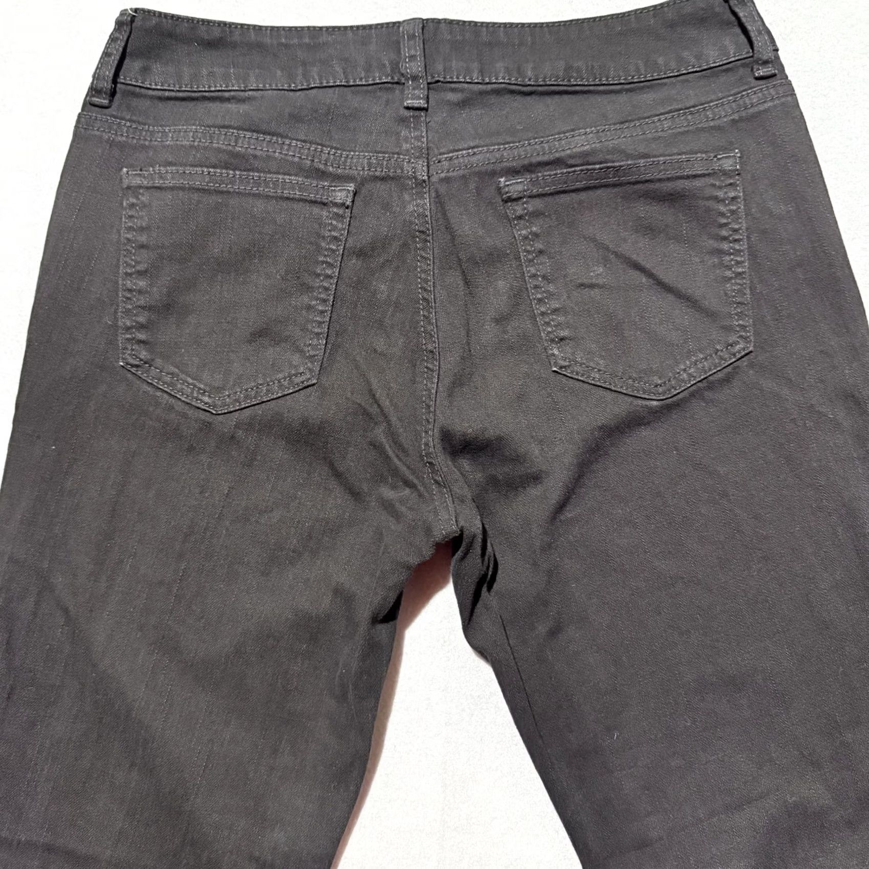 DKNY DKNY Soho Flared Jeans Women's Black Denim Slim Fit Pockets Classic Zip Fly 8L Size 30" / US 8 / IT 44 - 4 Thumbnail
