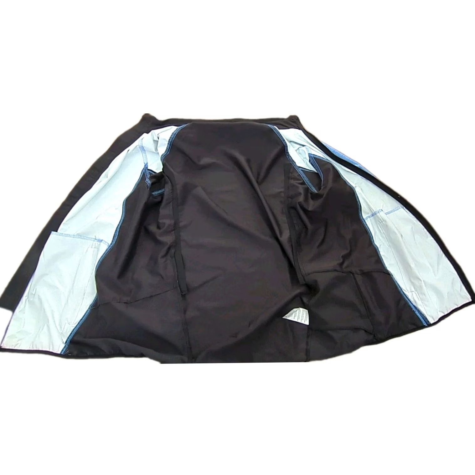 Asics ASICS Jacket Mens XL Blue Men Windbreaker Full Zip Black Water Wind Resistant Size US XL / EU 56 / 4 - 7 Thumbnail