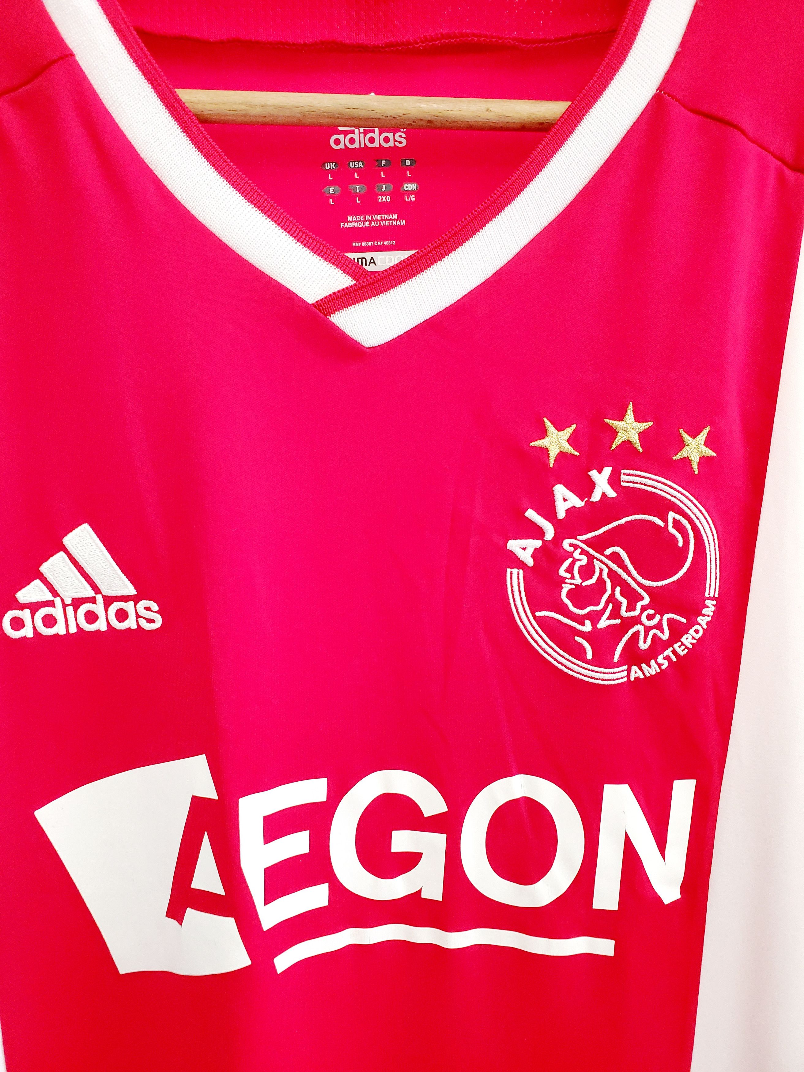 Adidas Ajax 2012-13 home soccer jersey ideal condition size L Size US L / EU 52-54 / 3 - 2 Thumbnail